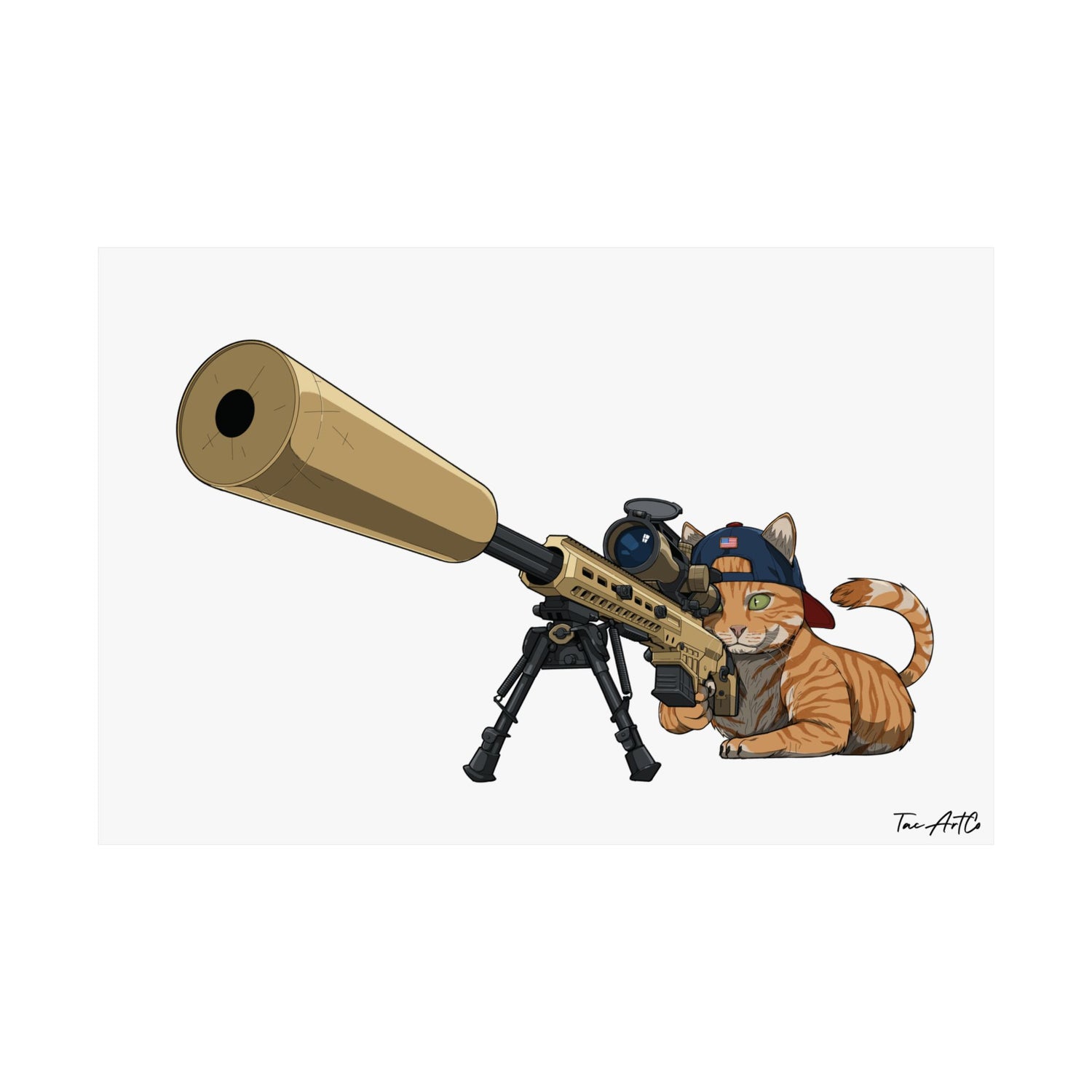 Mk22 Recon Cat - Matte Poster