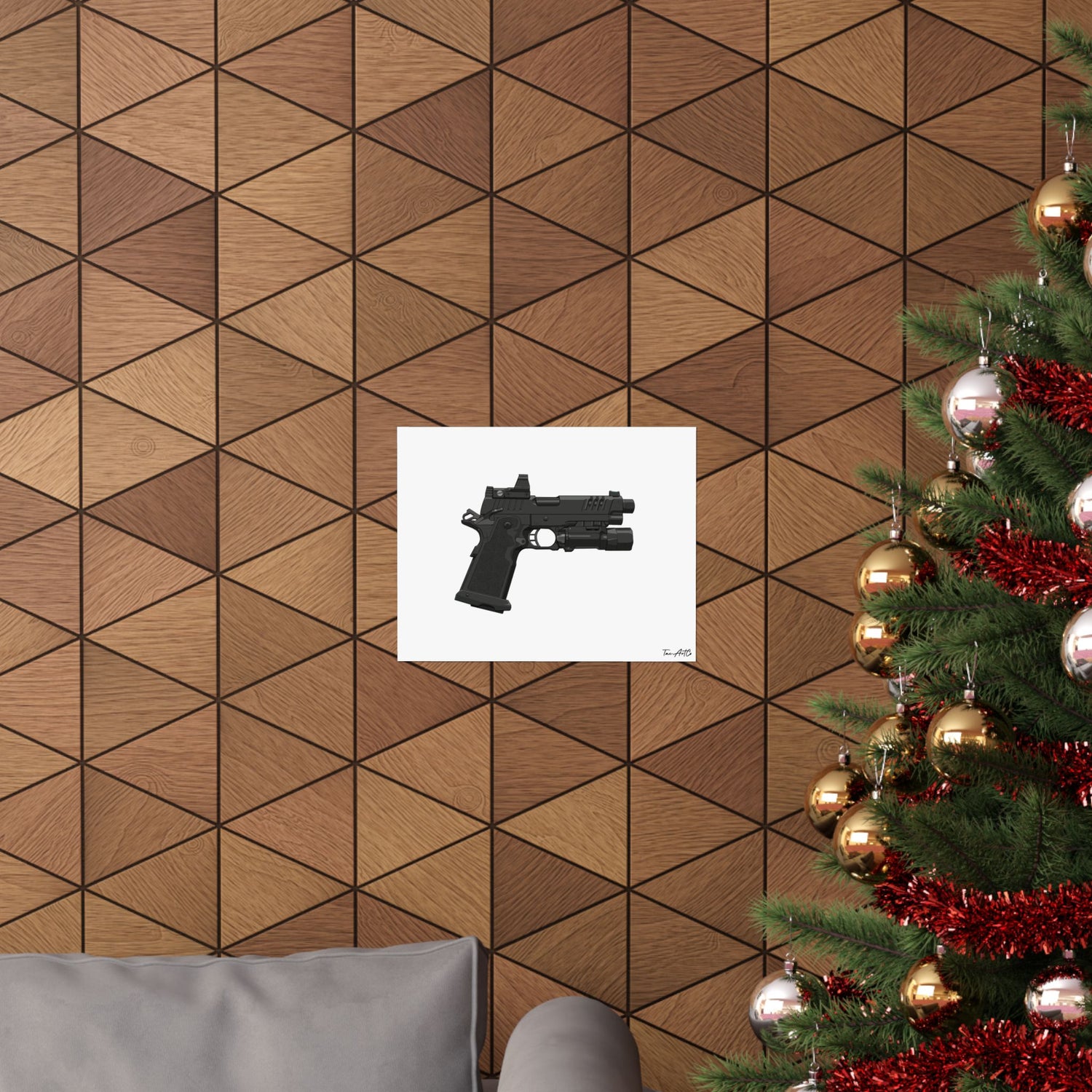 Handgun v4 - Matte Poster