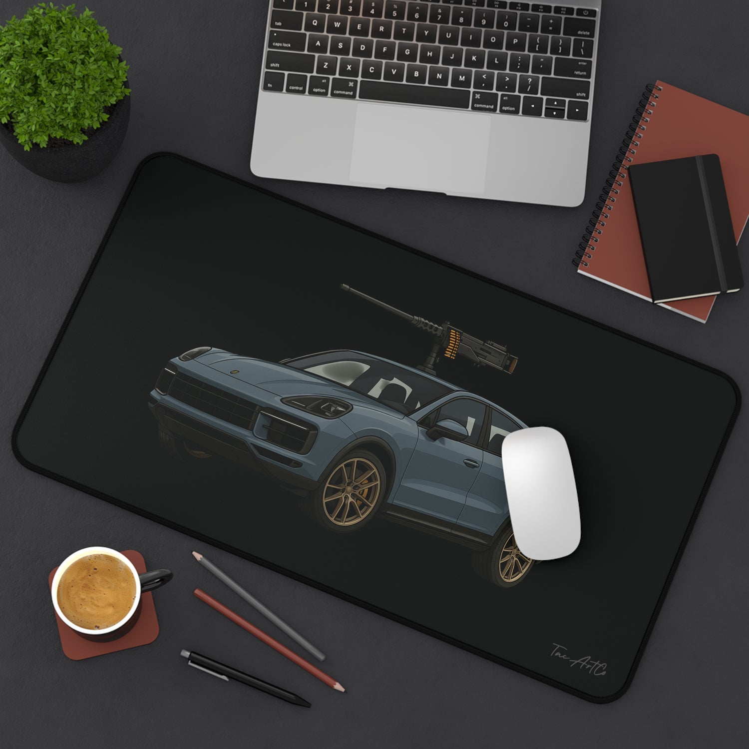 Porsche Cayenne Technical - Desk Mat