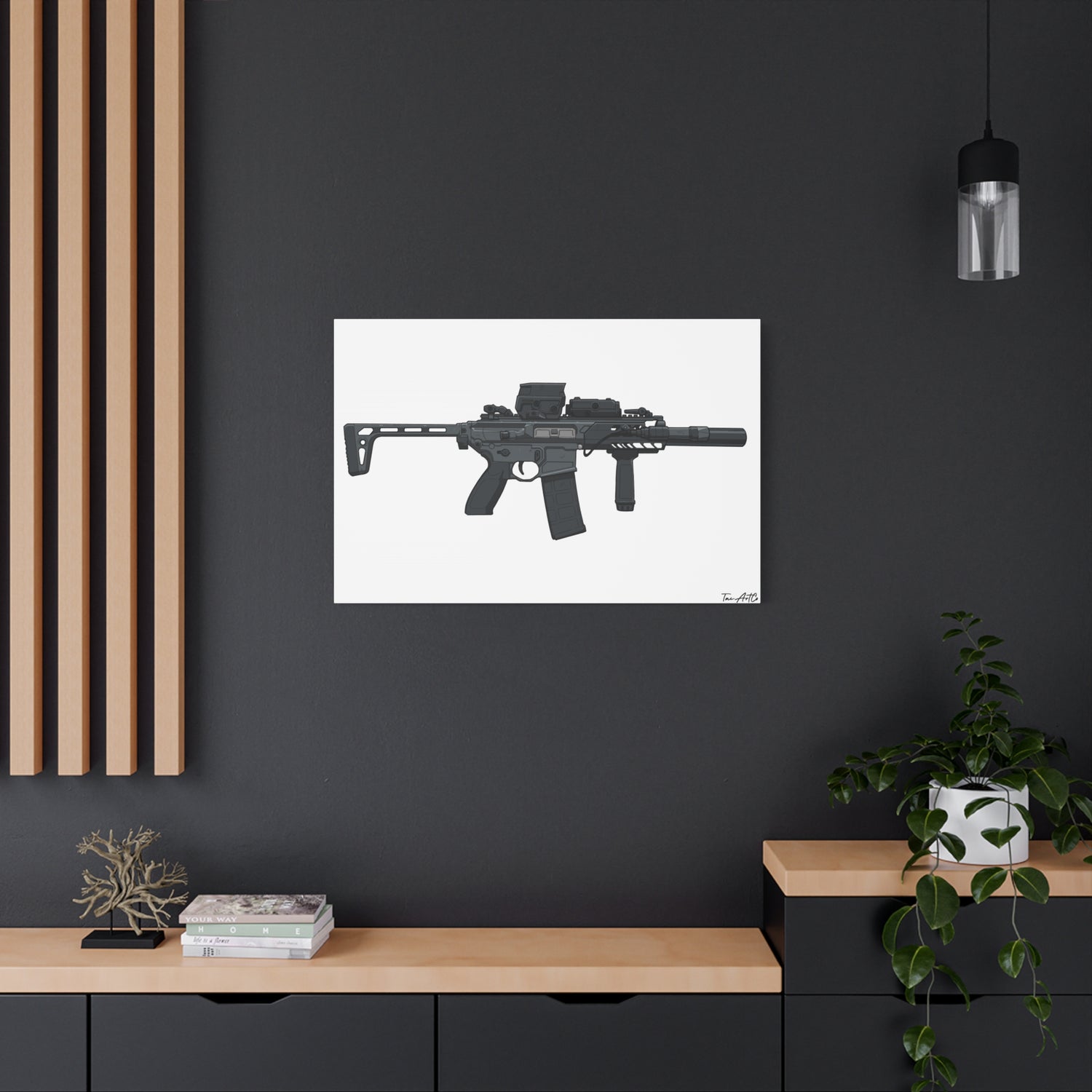 SIG MCX β Compact Rifle Canvas Print