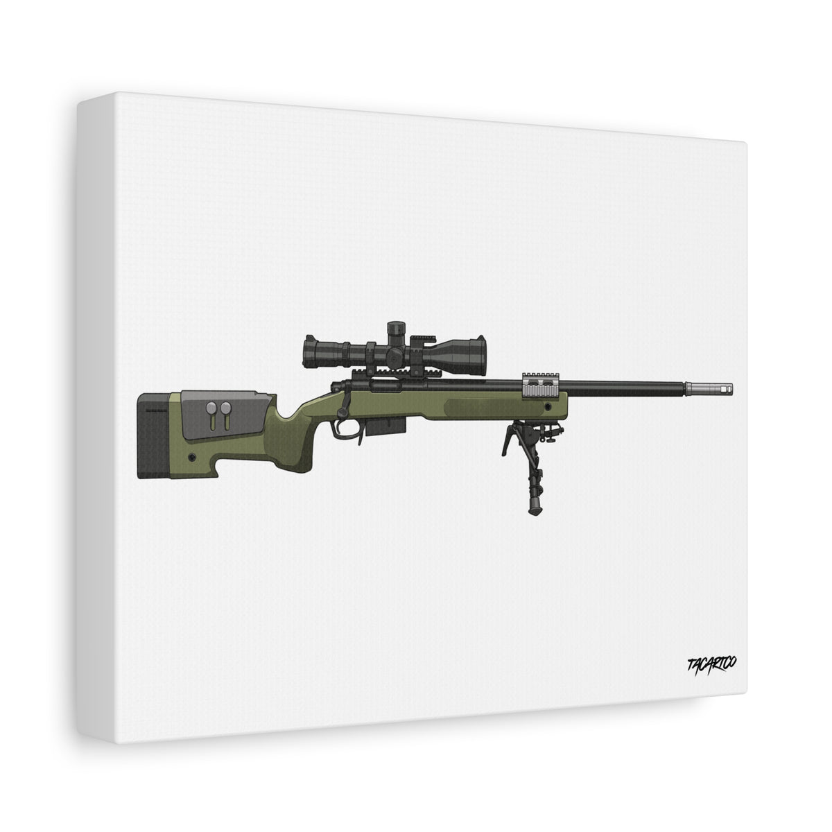 M40A5 Sniper Rifle - Canvas Print