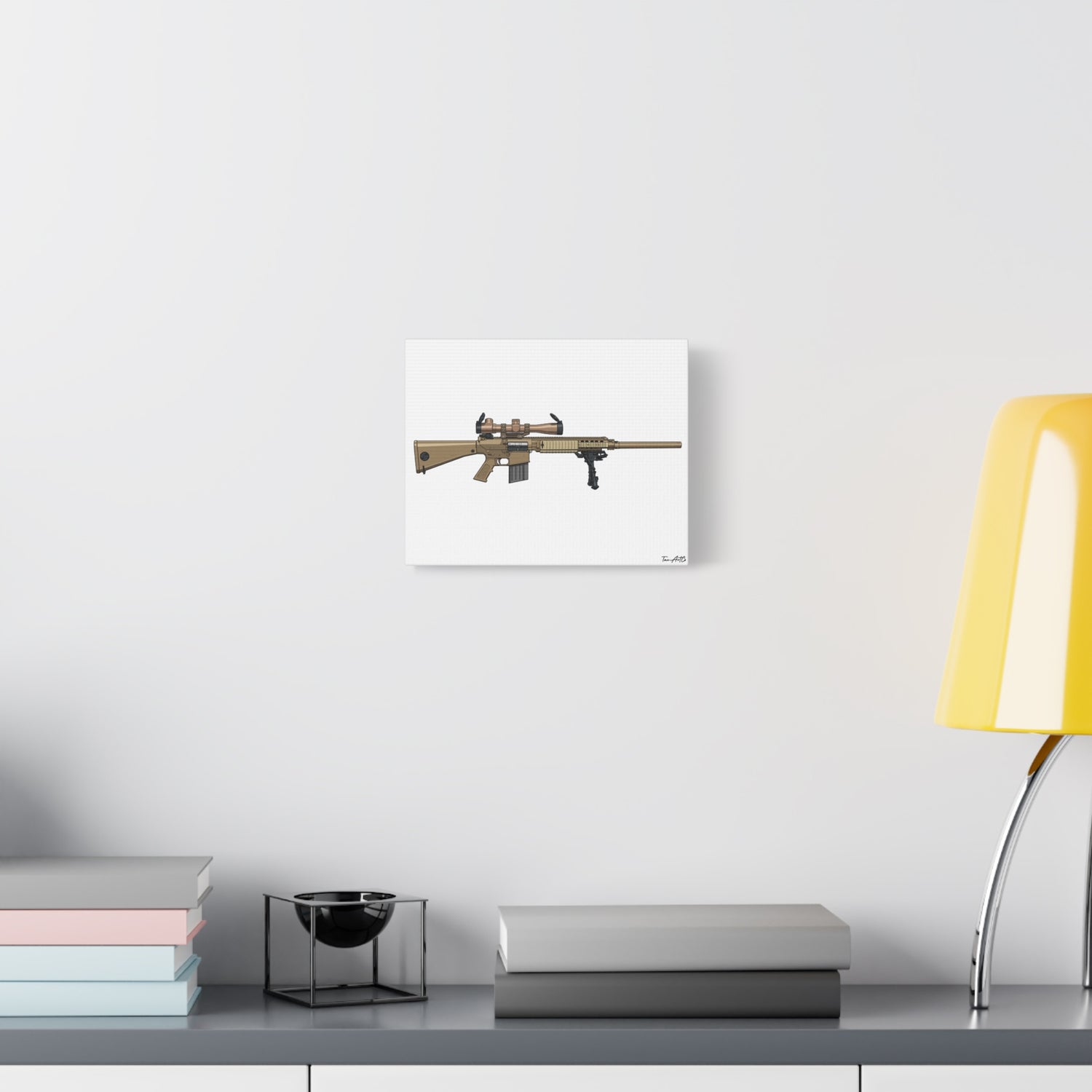 M110 SASS – Semi-Auto Sniper Canvas Print