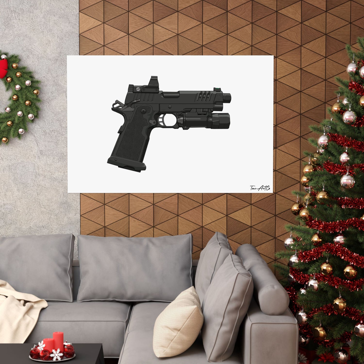 Handgun v4 - Matte Poster