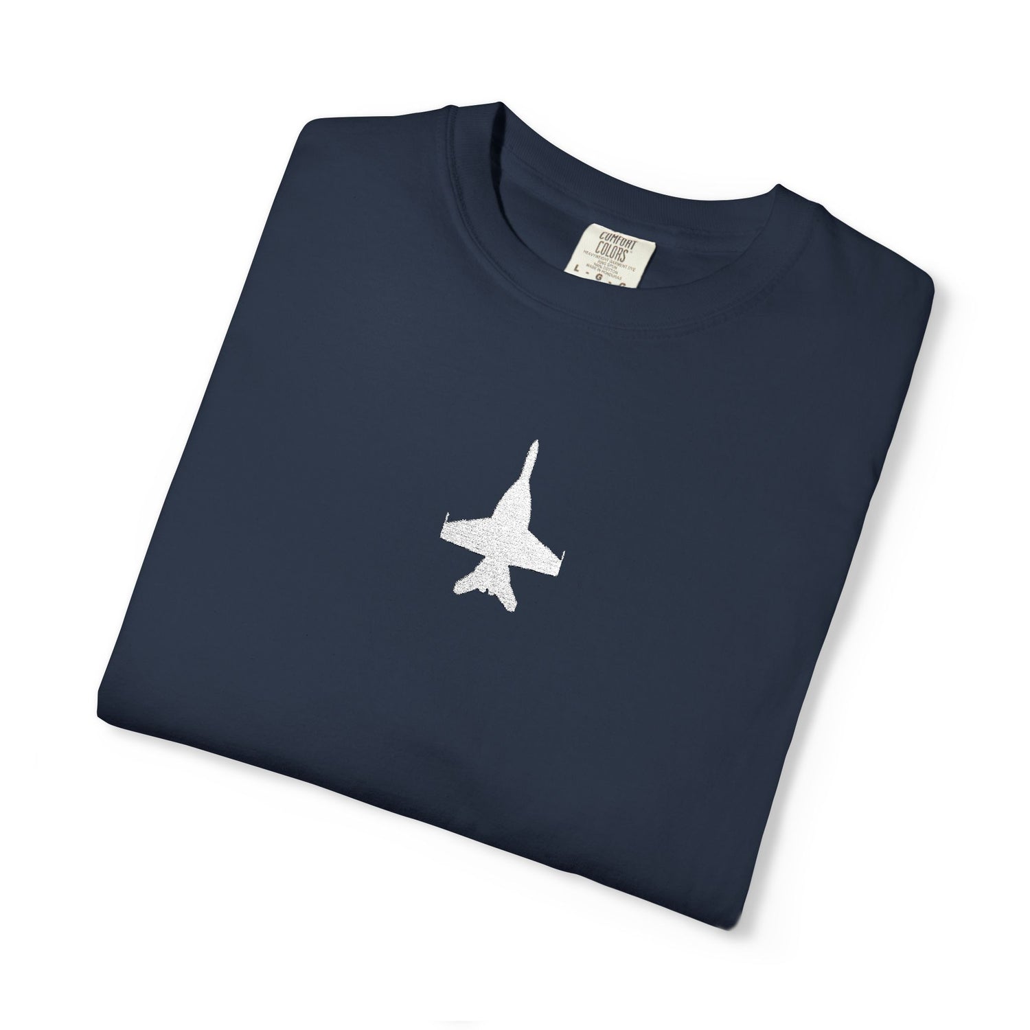 F/A-18 Super Hornet Top View – Embroidered Tee