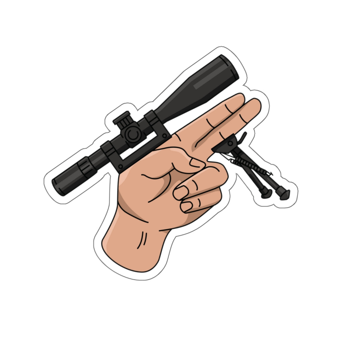 TacArt Finger Gun v3 - Sticker