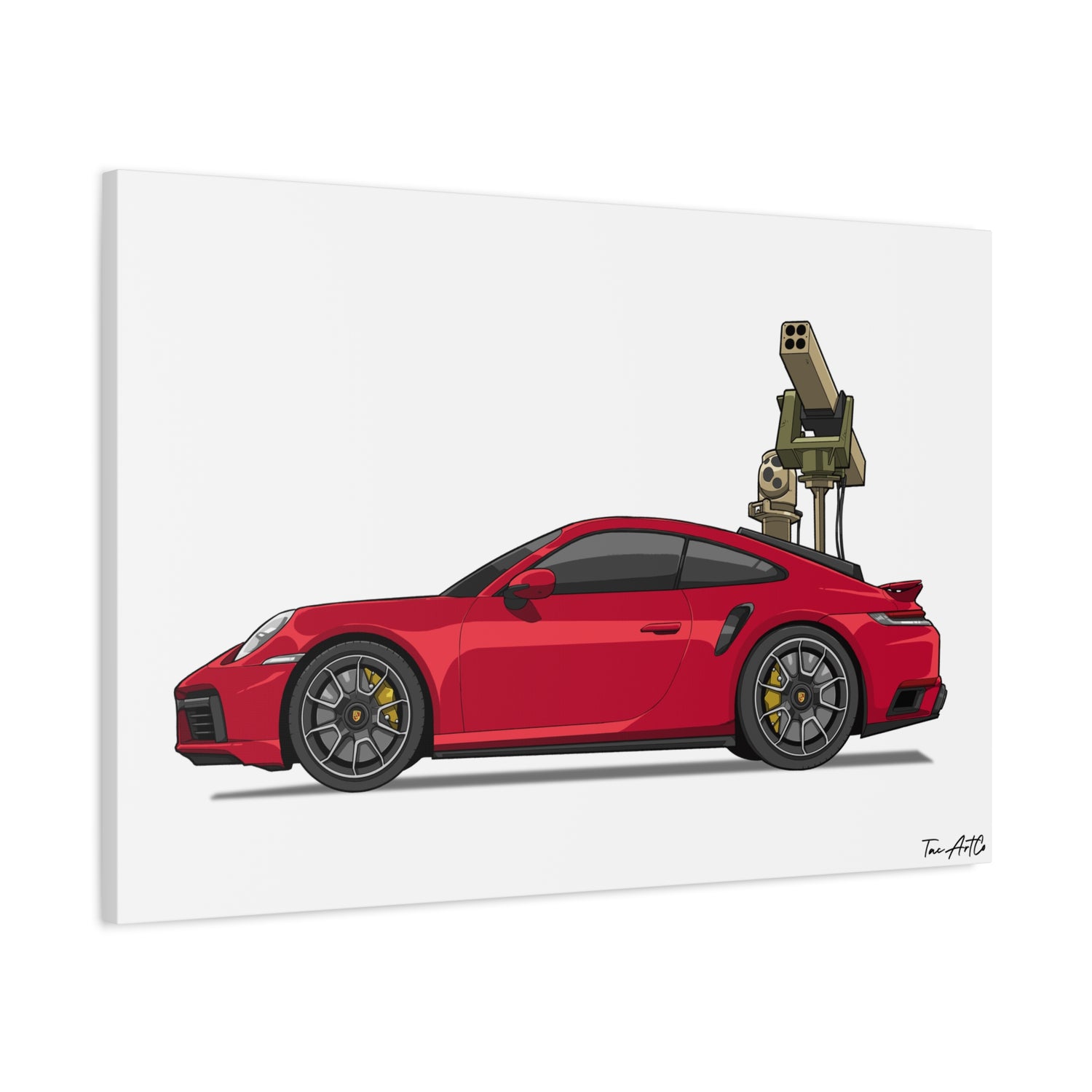 Porsche 911 Technical – Canvas Print