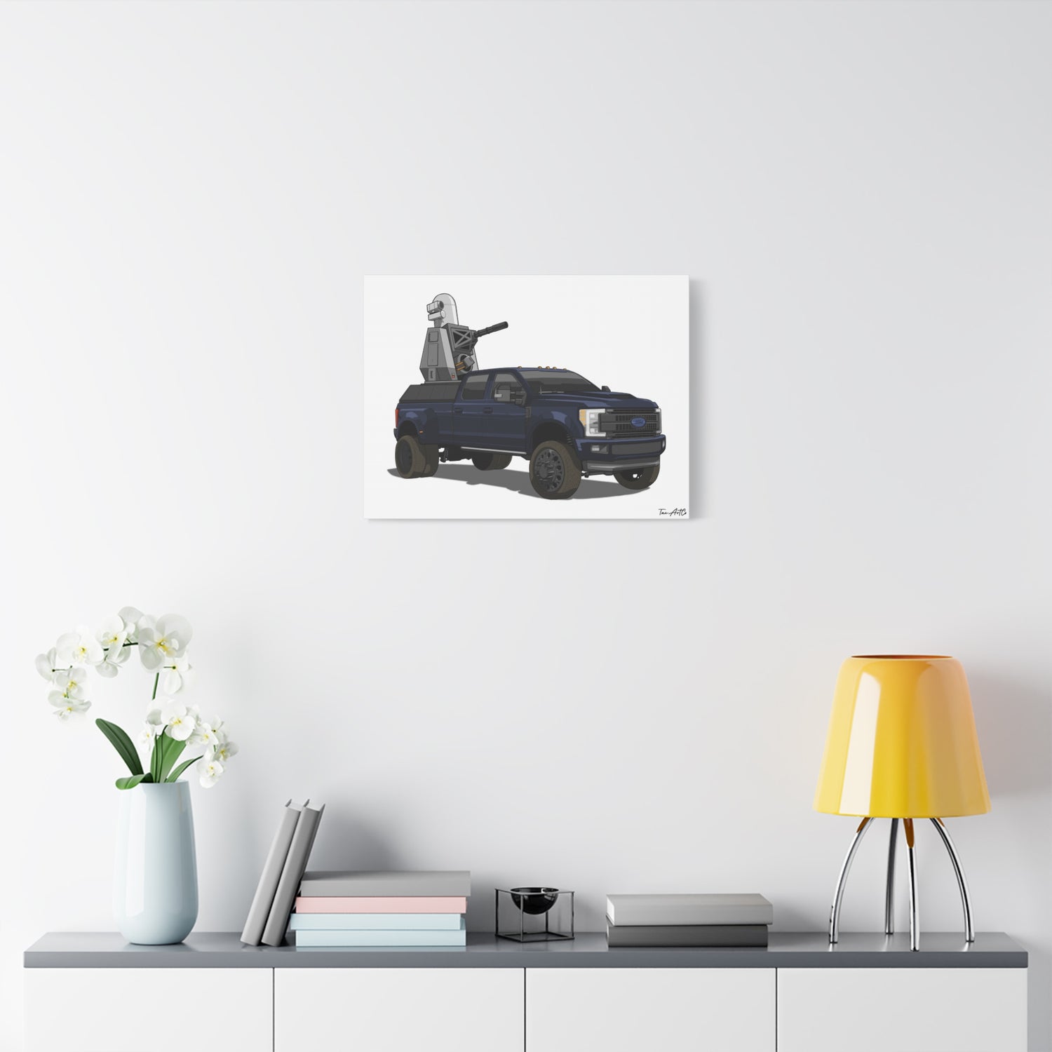 Rolling No-Fly Zone – F-350 C-RAM Rig Canvas Print