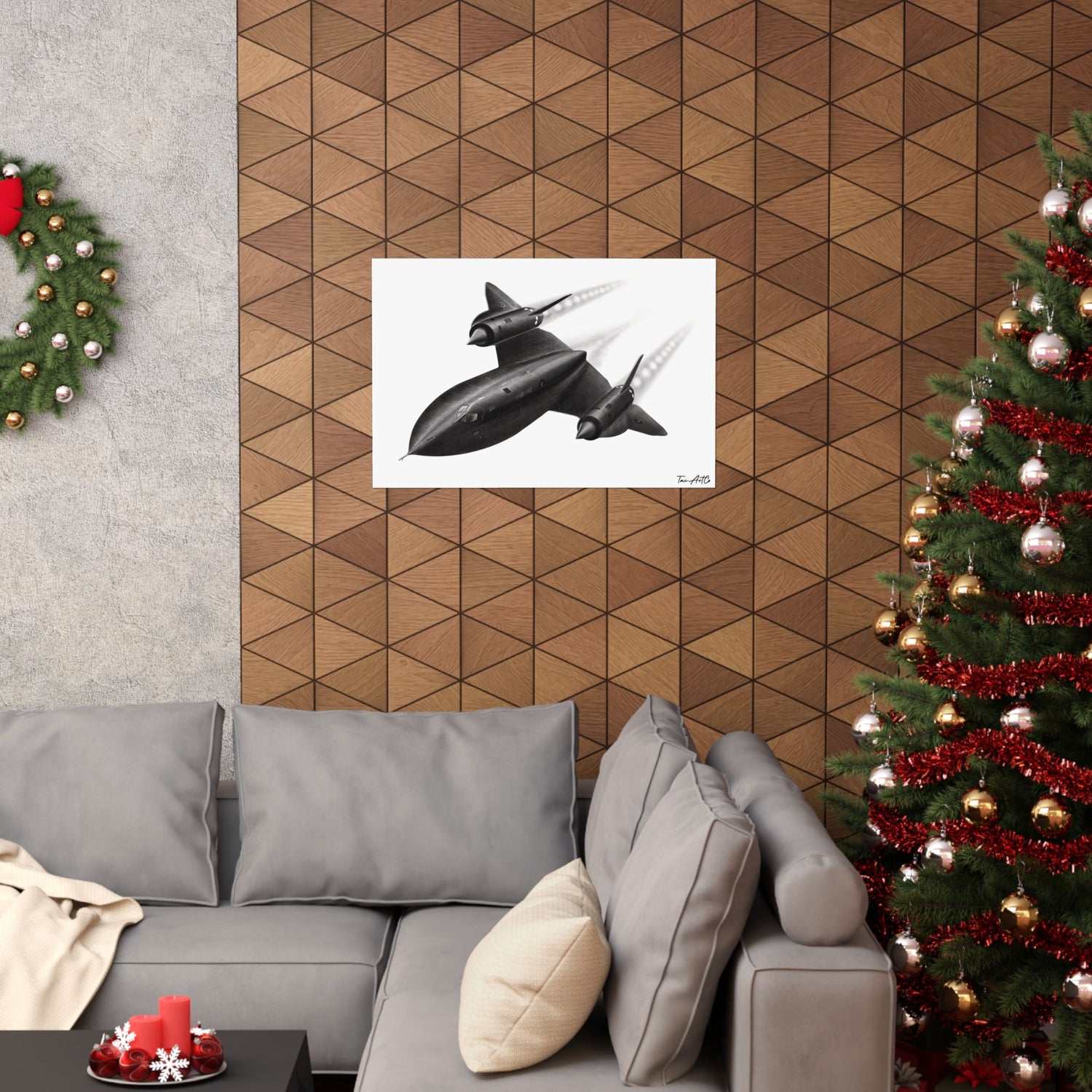 SR71 Drawing - Matte Poster