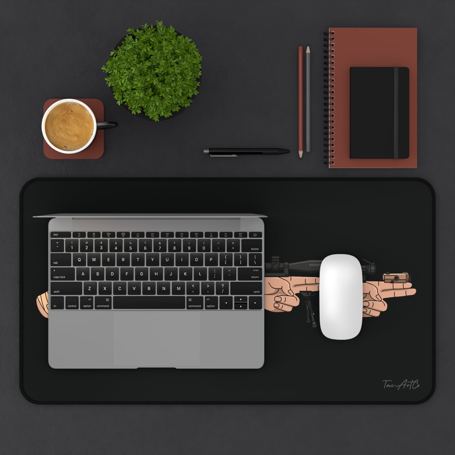 Finger Gun Set - Desk Mat