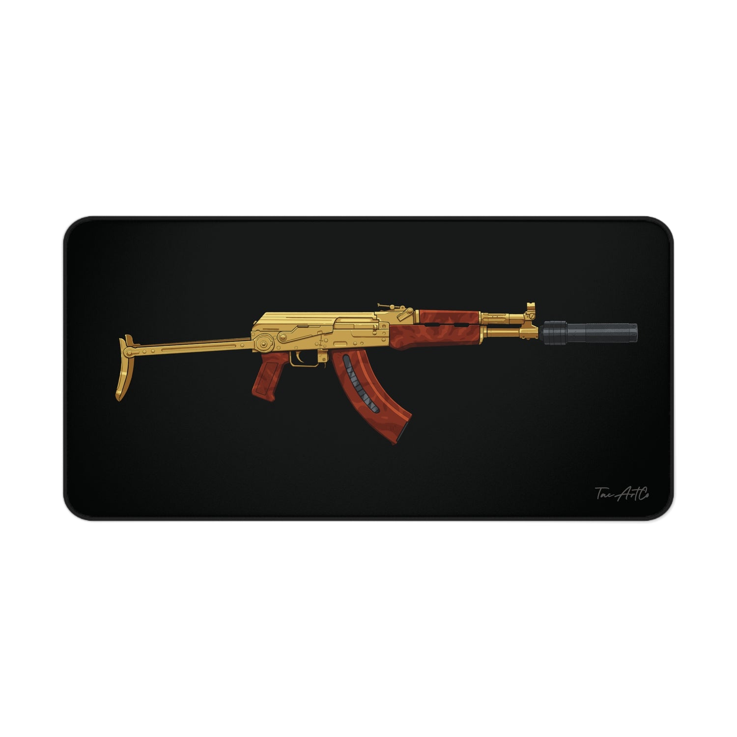 Gold AK v2 - Desk Mat