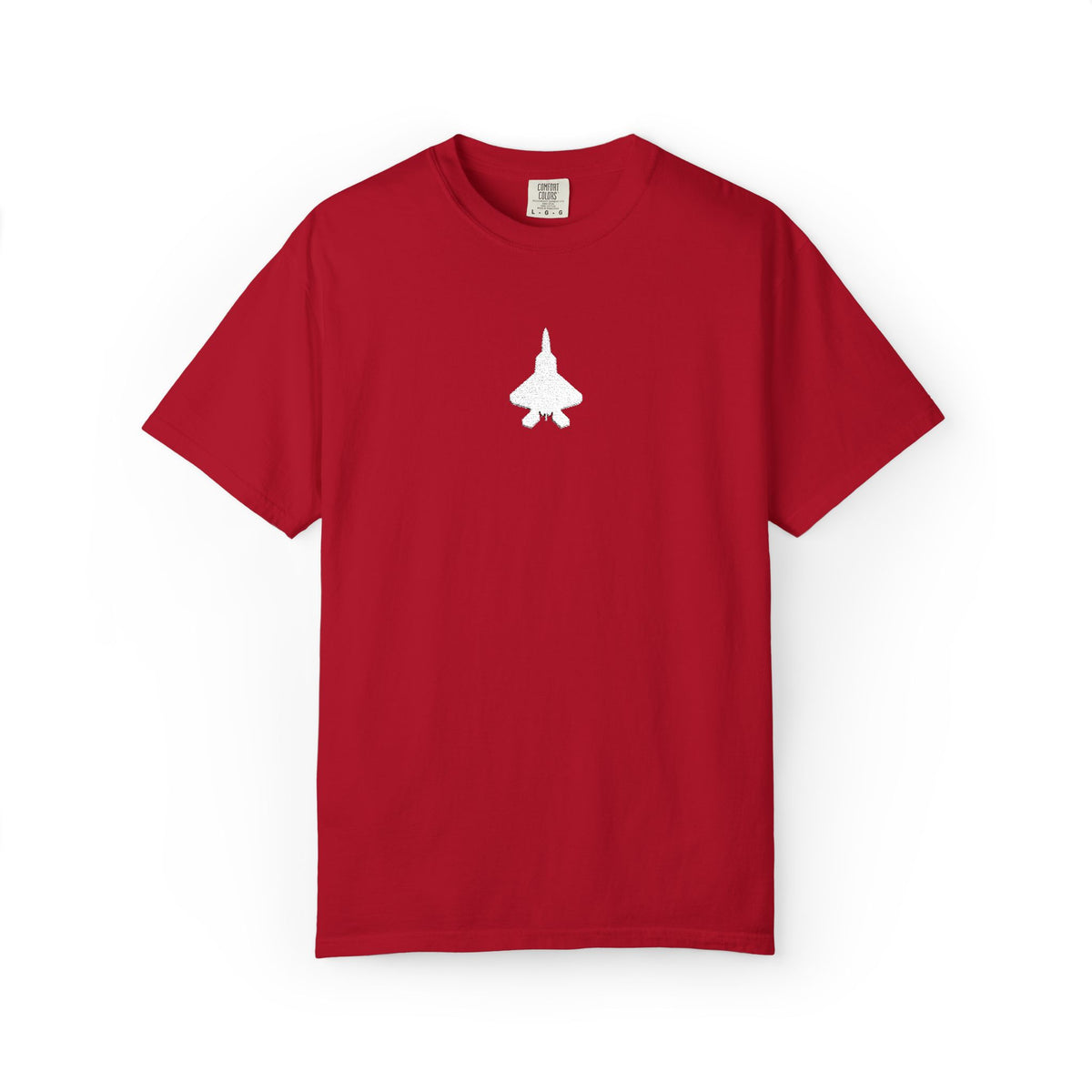 F22 Top View Silhouette – Embroidered Tee