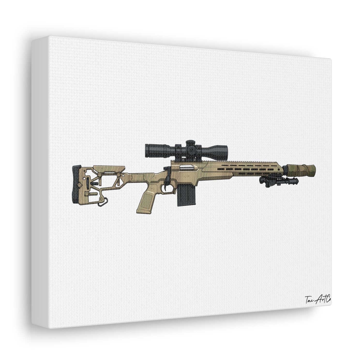 Bolt Gun v1 - Canvas Print