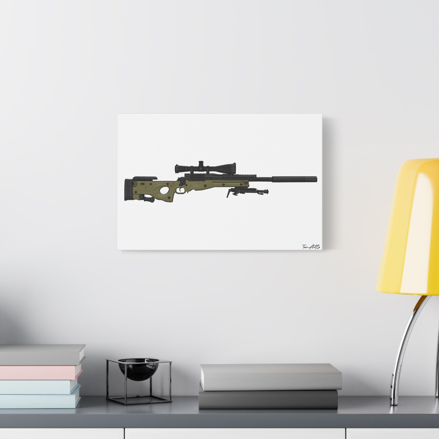 M24A3 Sniper Rifle – Canvas Print