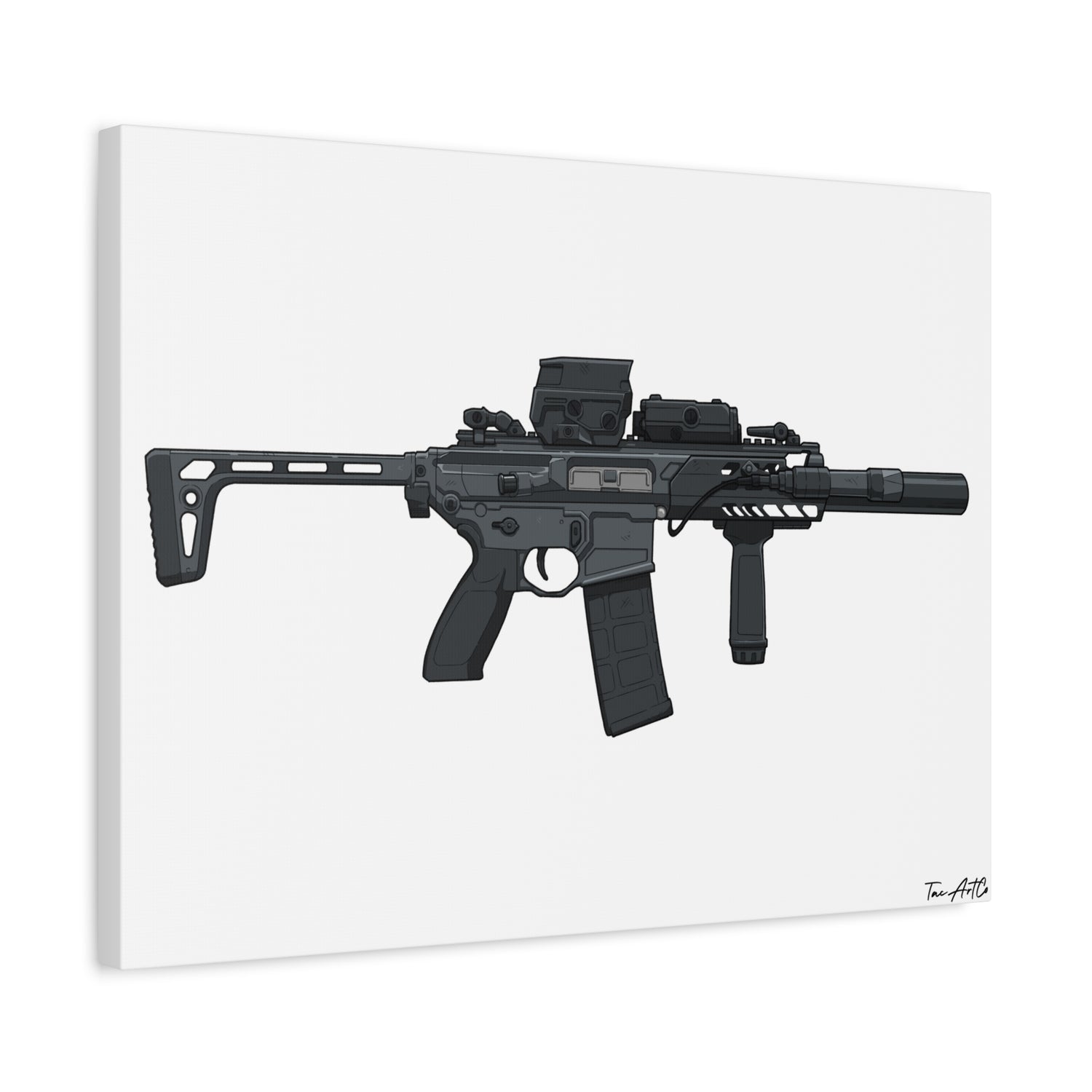 SIG MCX β Compact Rifle Canvas Print