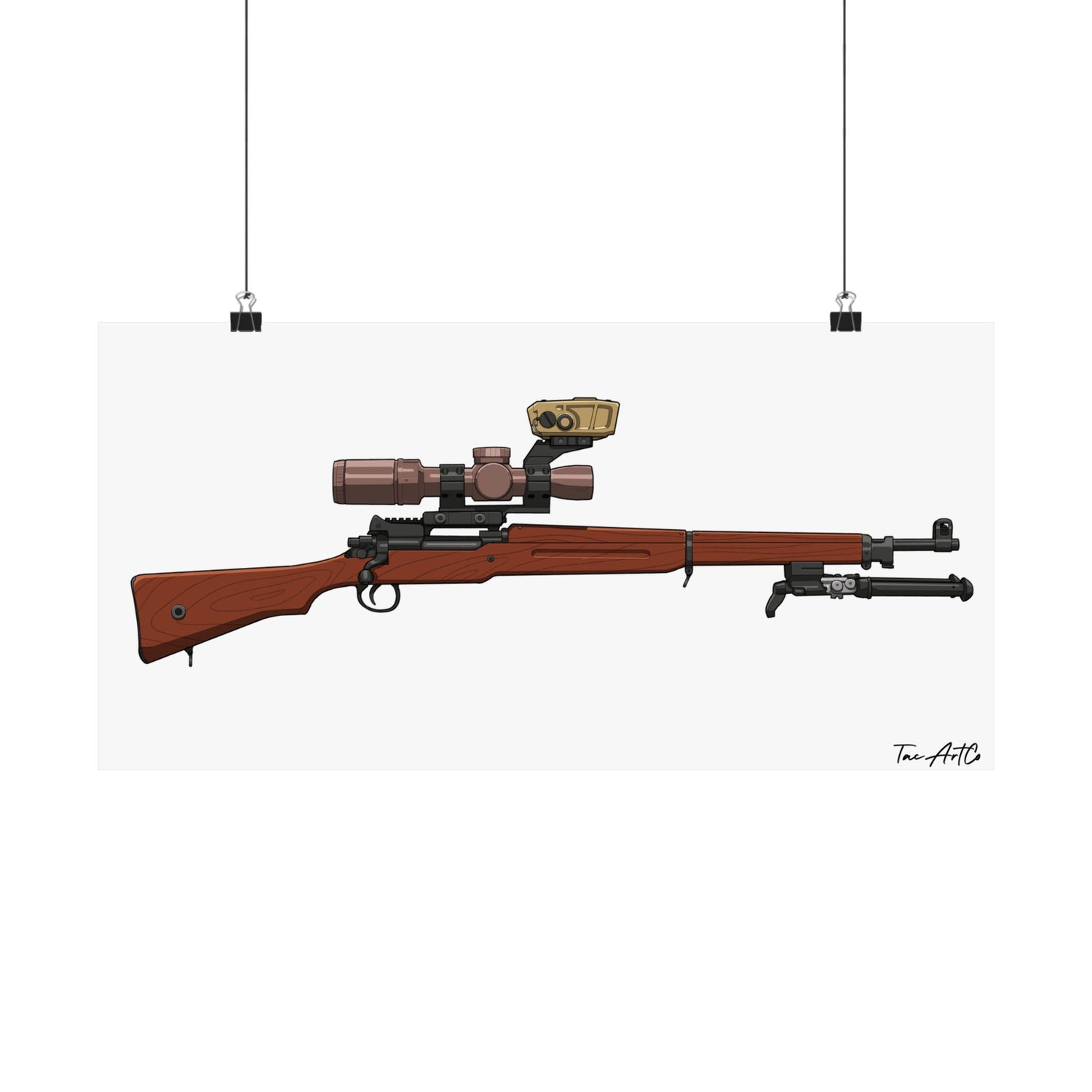 Modern Enfield - Matte Poster