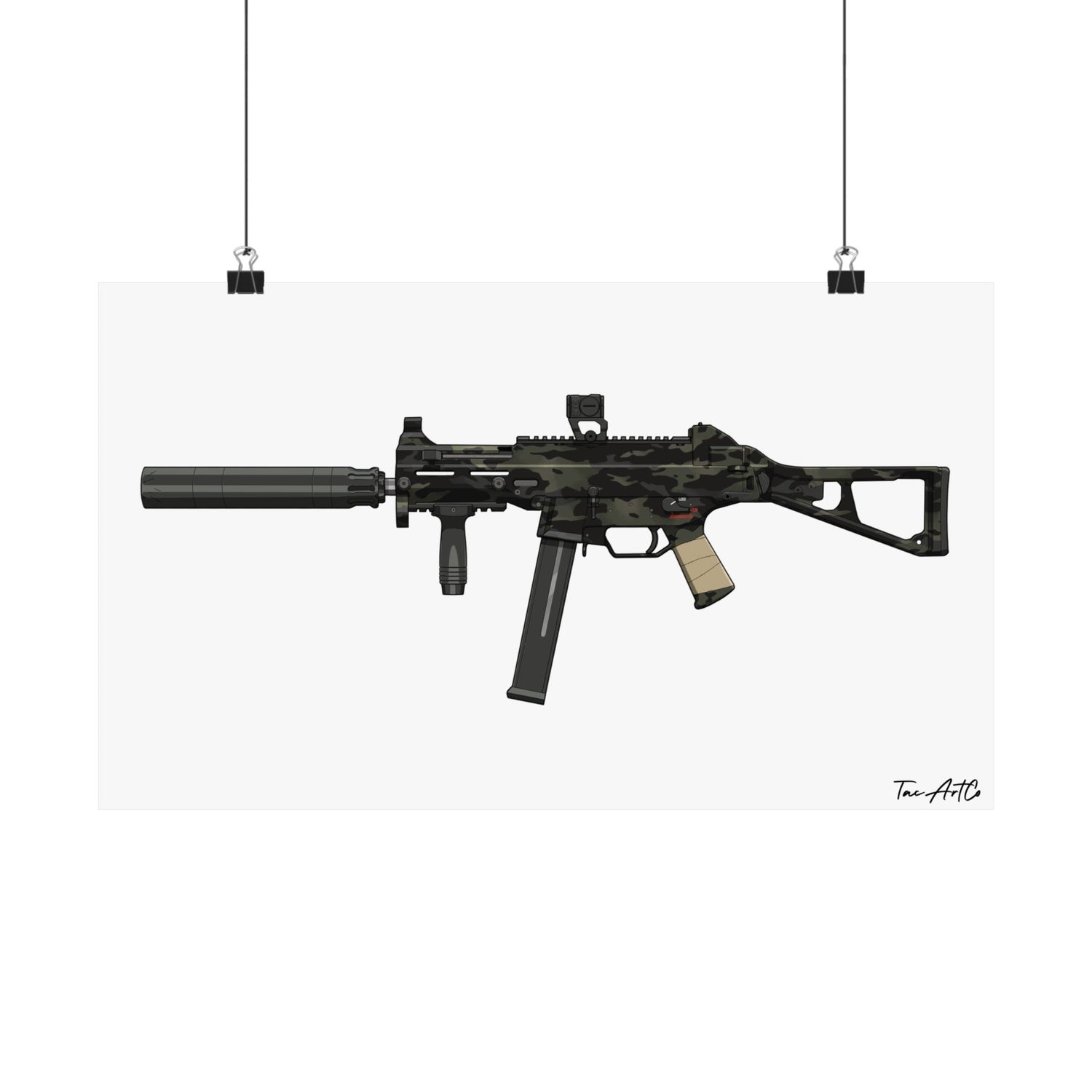 UMP45 - Matte Poster