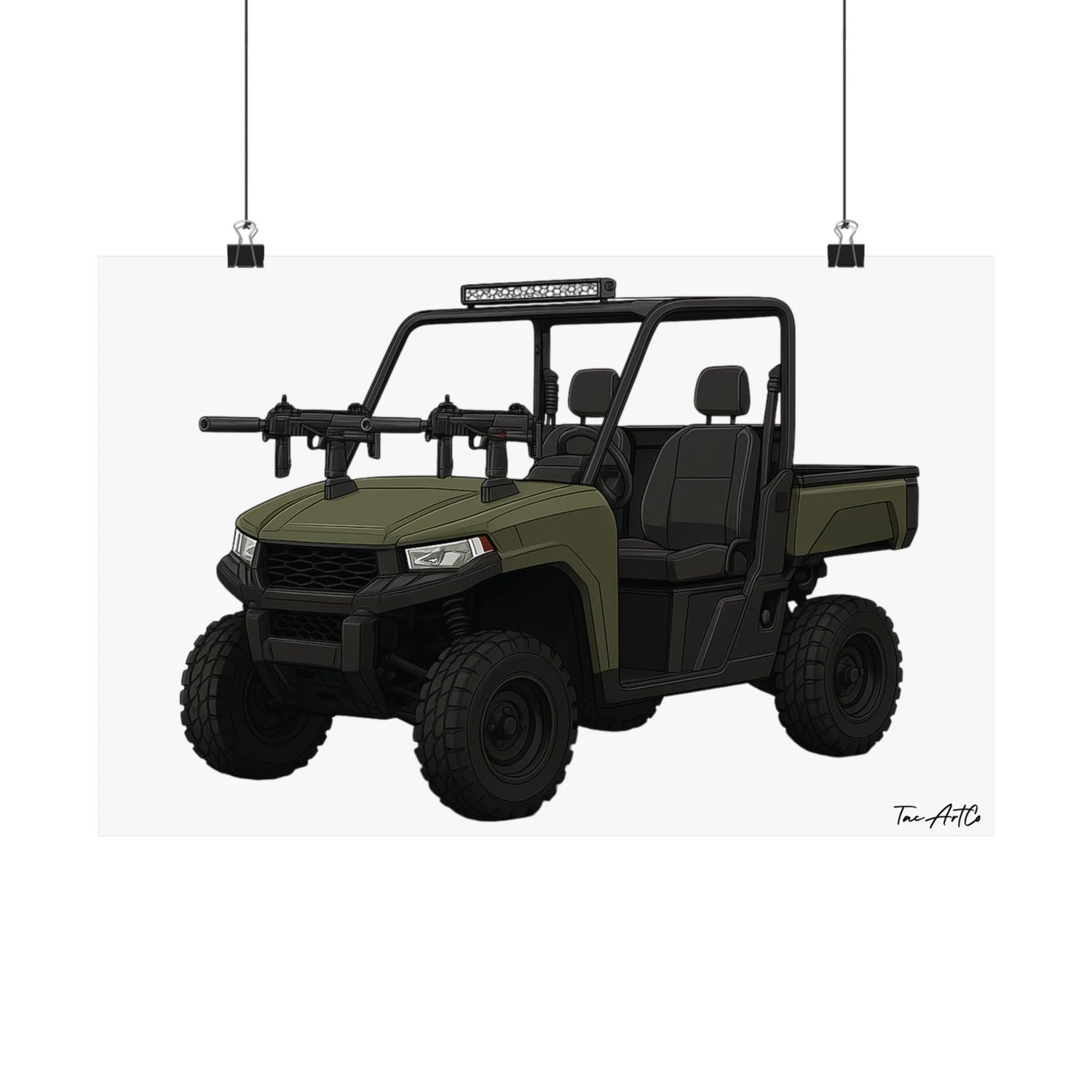 UTV Technical - Matte Poster