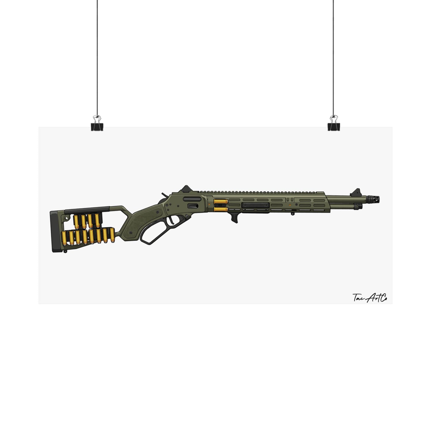Lever Gun (MI) - Matte Poster