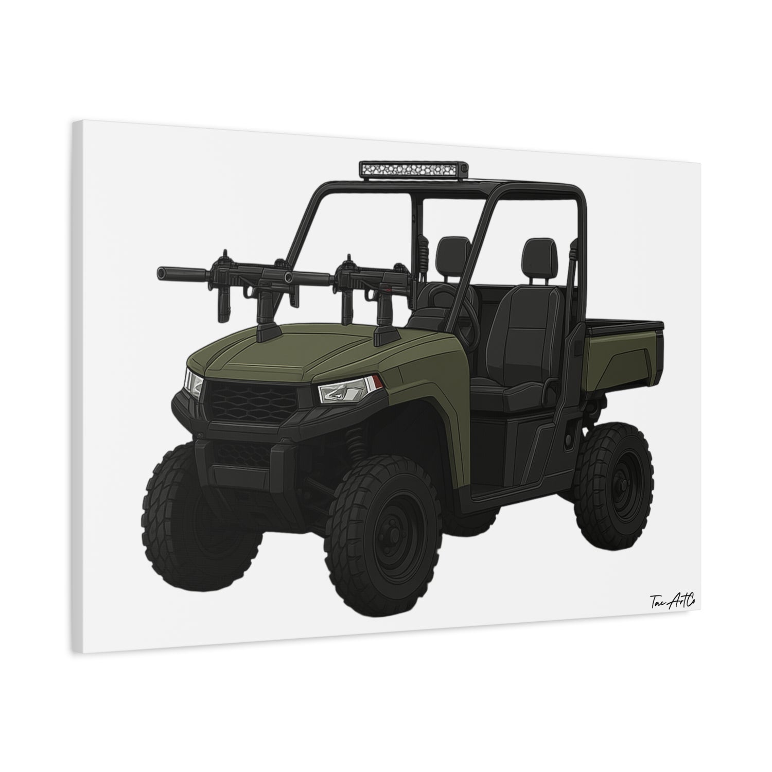 Off-Road Overkill β UTV MP7 Rig Canvas Print