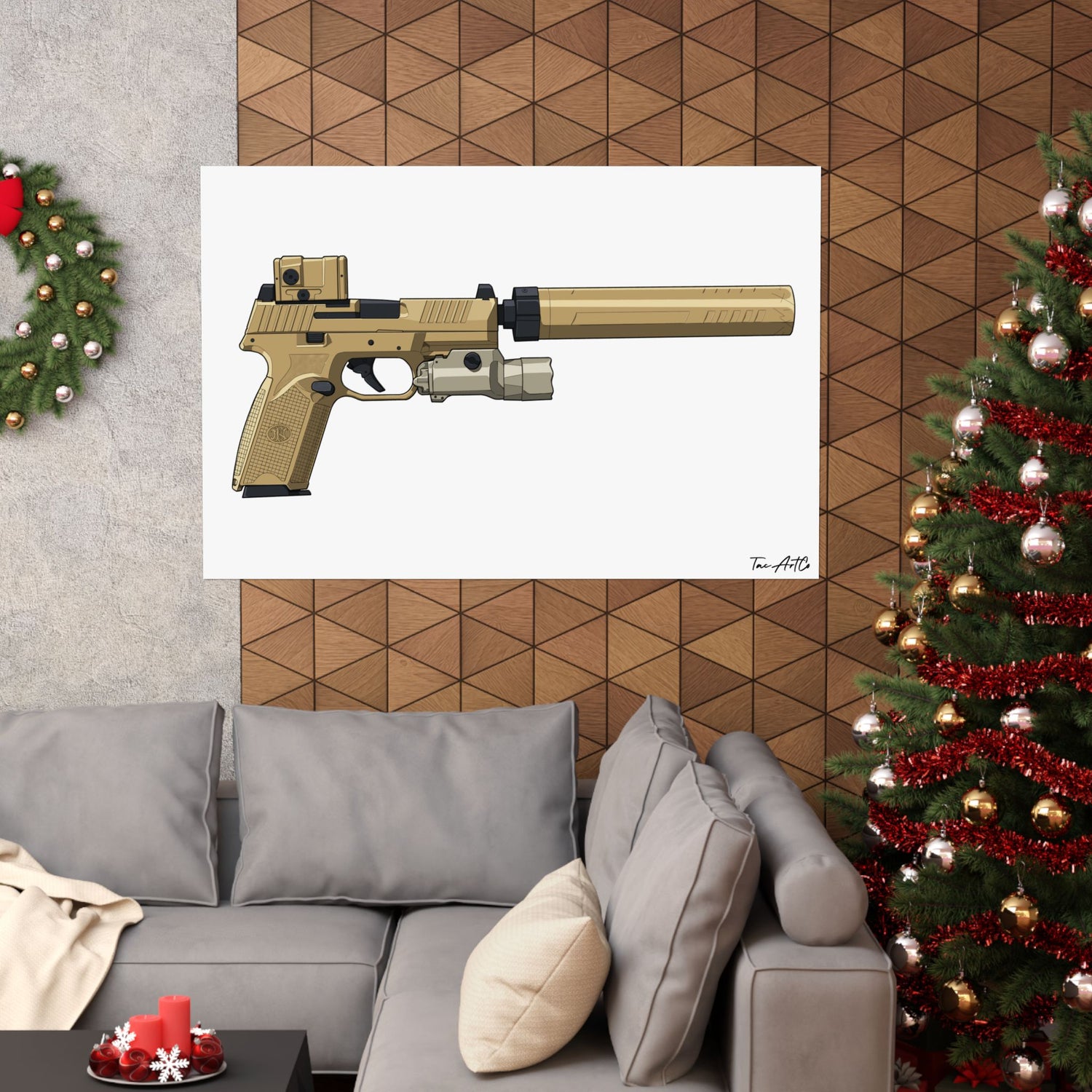 FN 509 Tac - Matte Poster