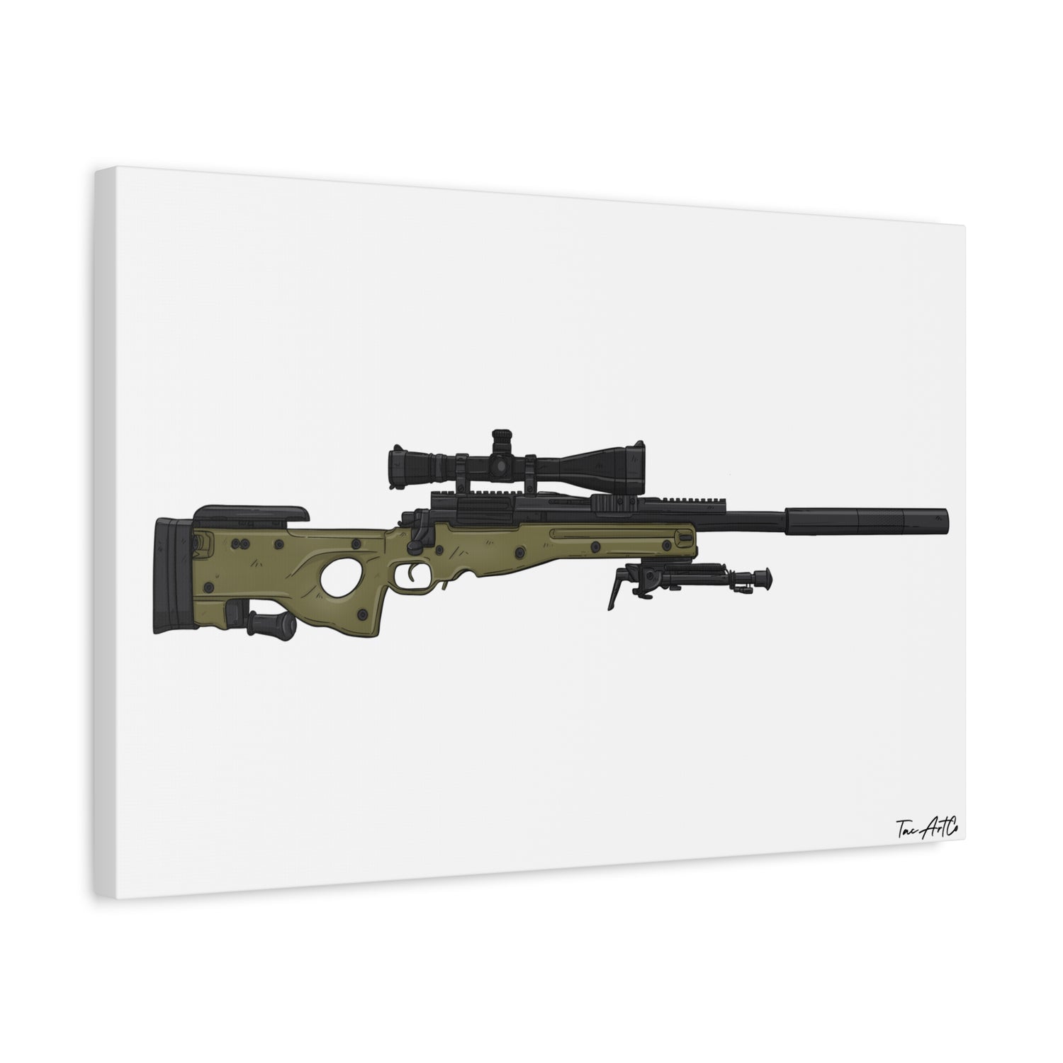 M24A3 Sniper Rifle – Canvas Print
