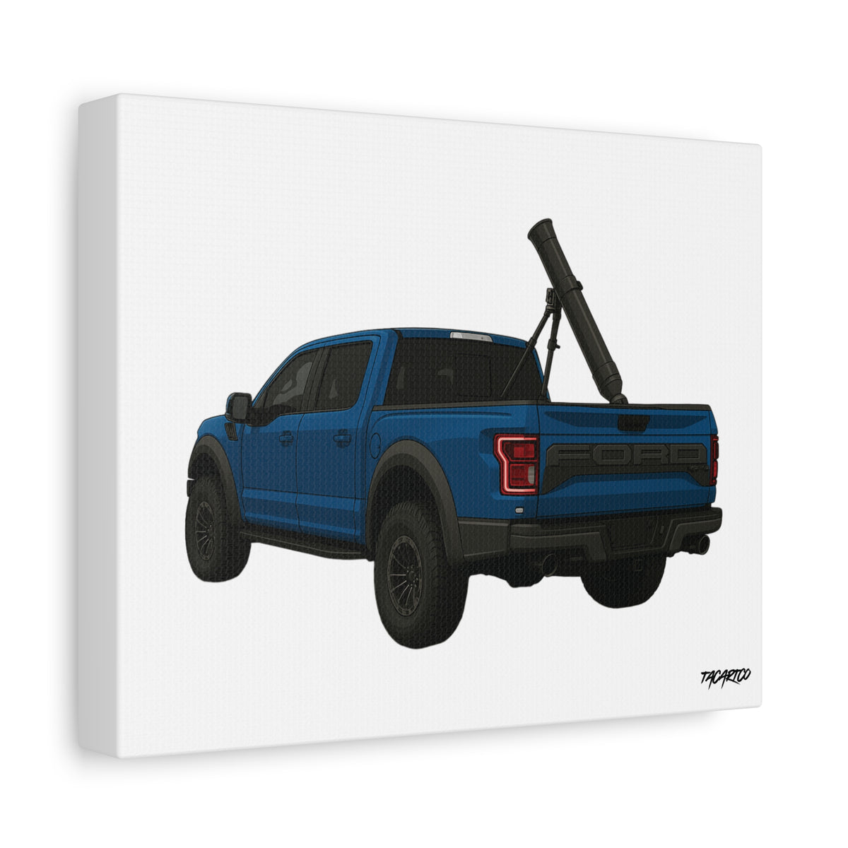 Raptor Mortar Rig - Canvas Print