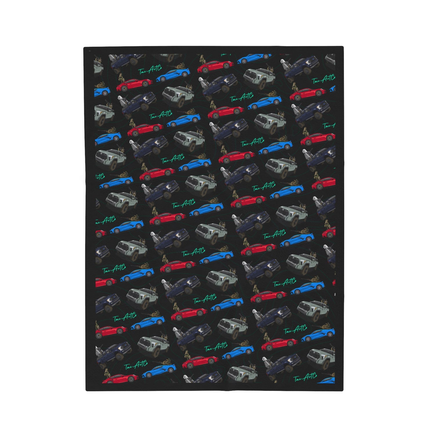 TacArtCo Technicals - Velveteen Plush Blanket