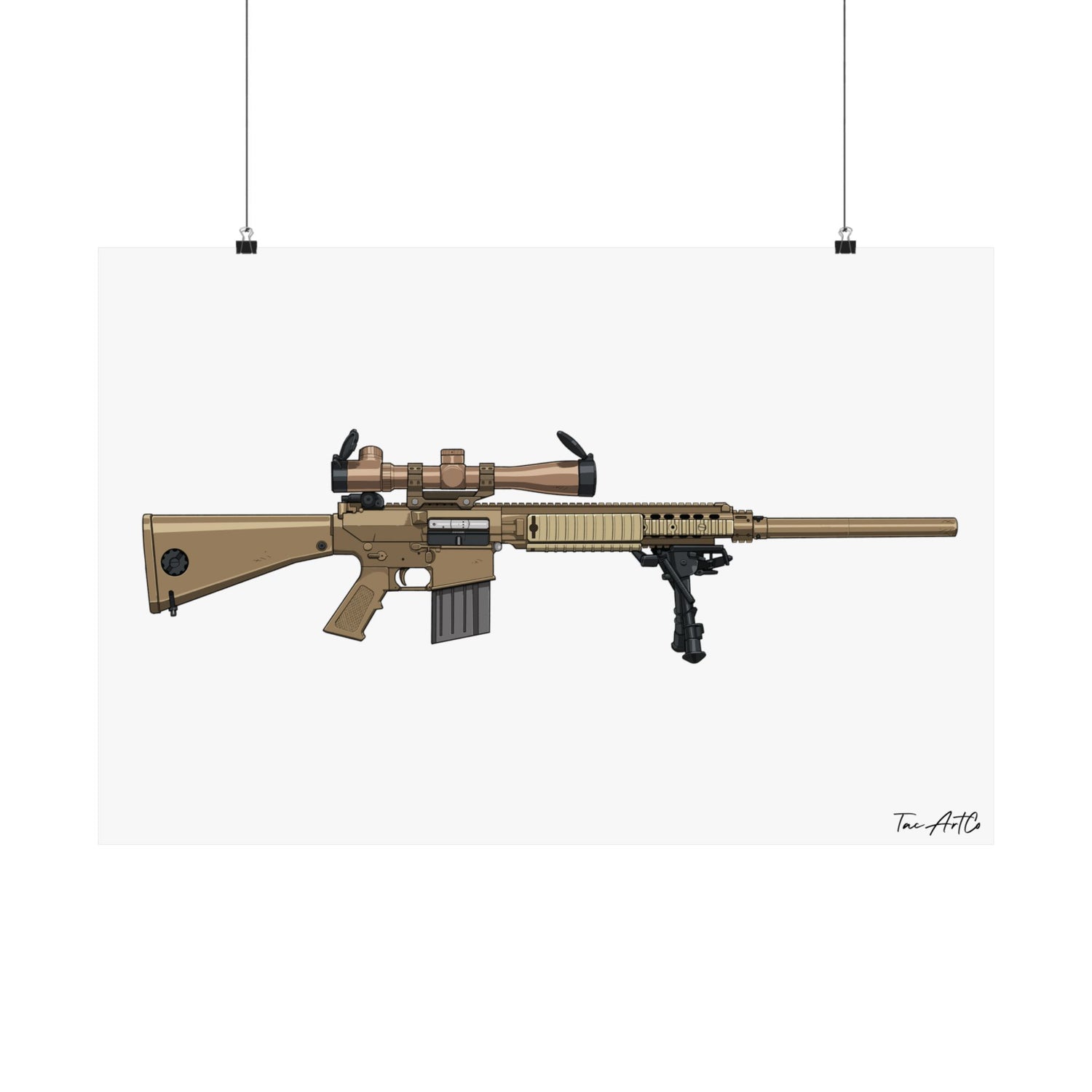 M110 SAS - Matte Poster