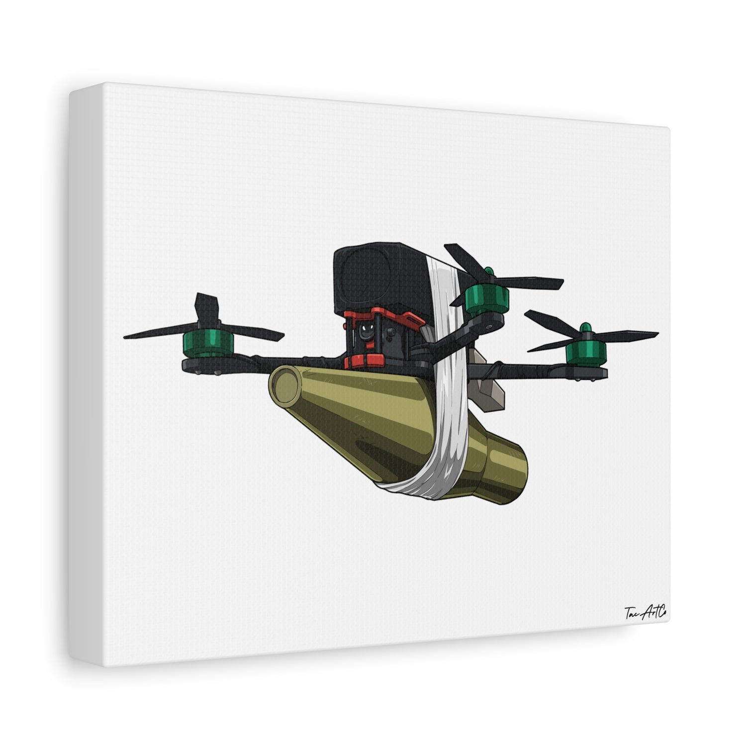 FPV Kamikaze Drone – Canvas Print