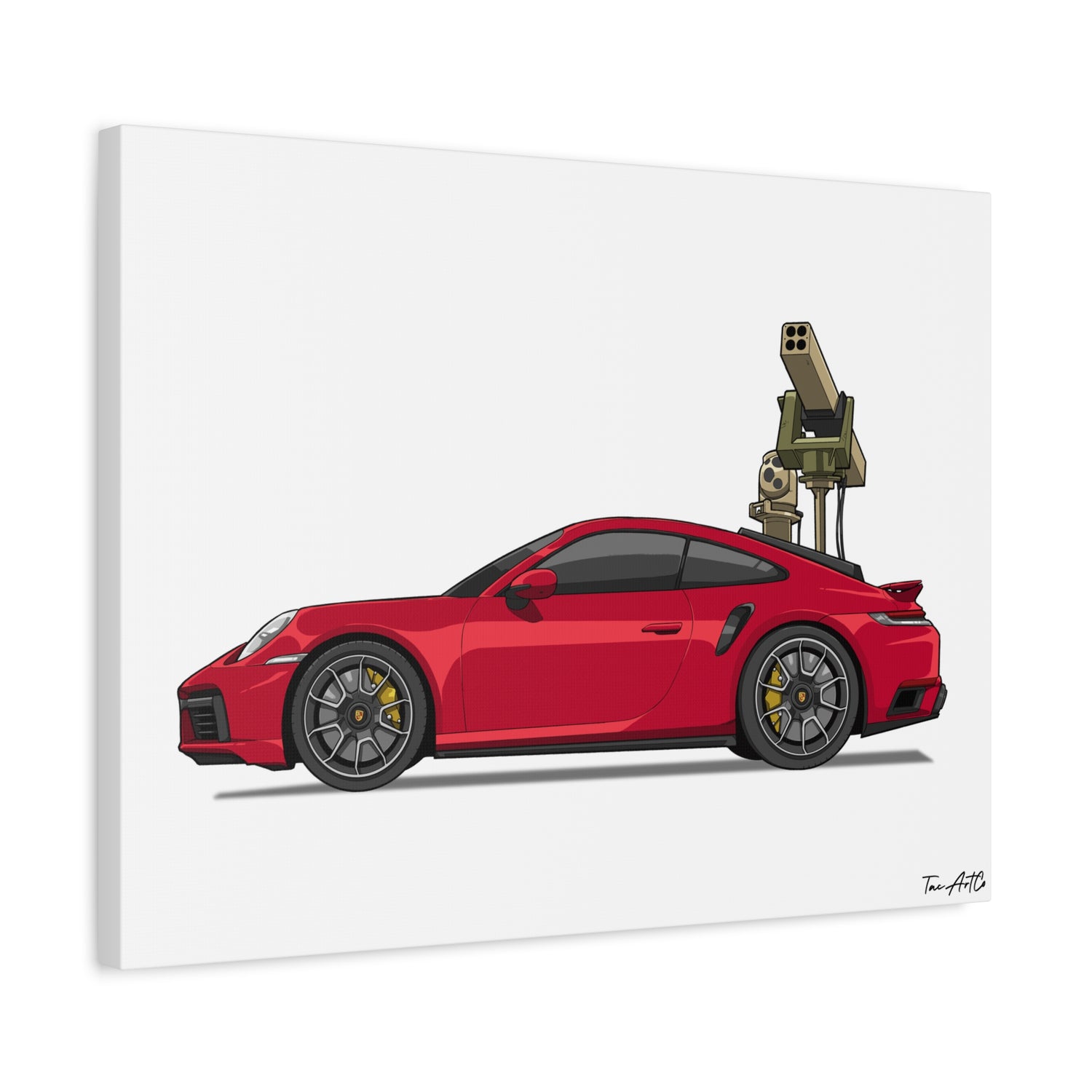 Porsche 911 Technical – Canvas Print