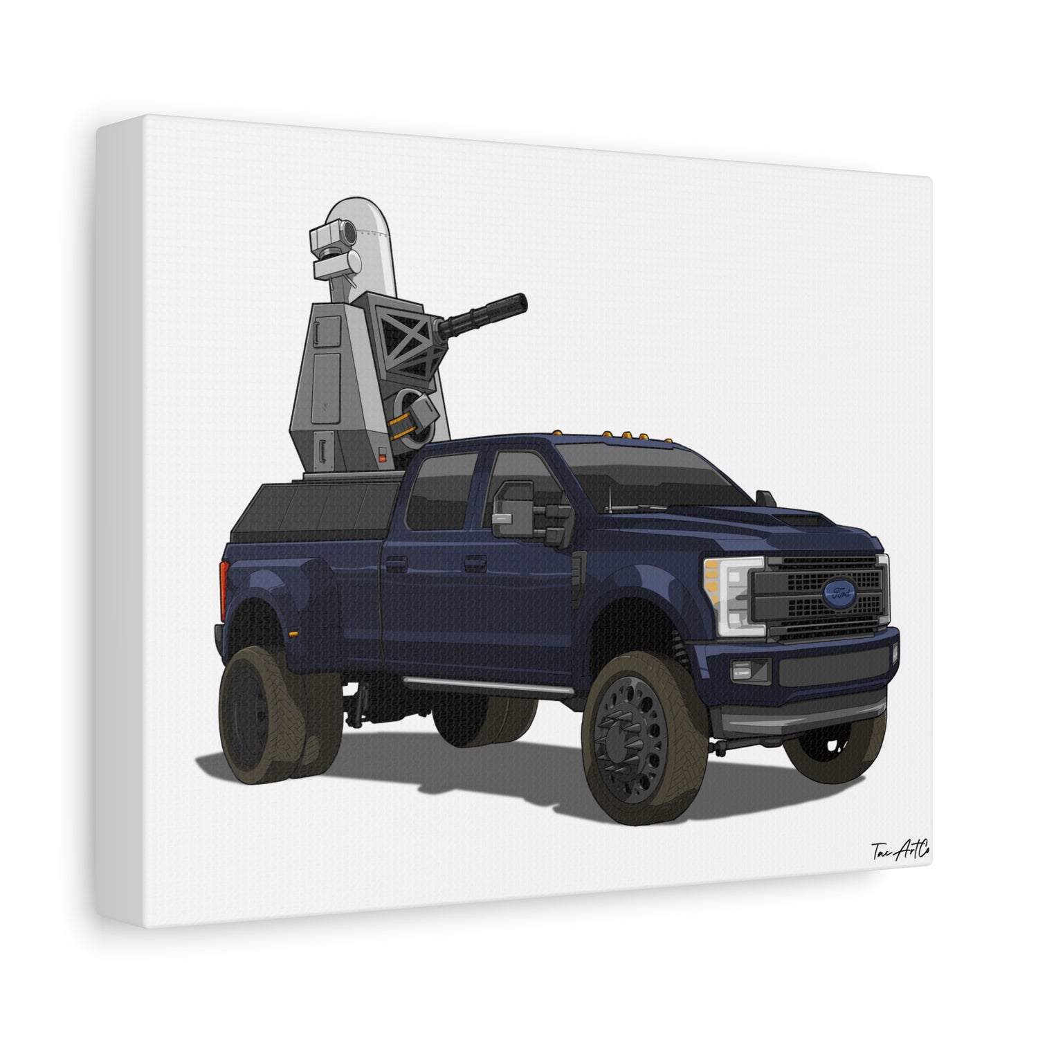Rolling No-Fly Zone – F-350 C-RAM Rig Canvas Print