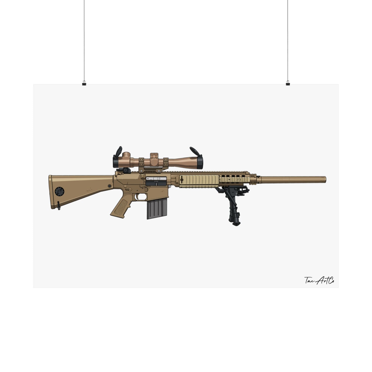 M110 SAS - Matte Poster