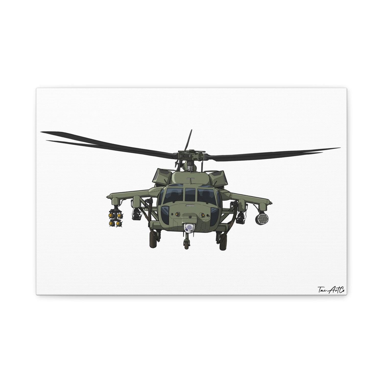 Black Hawk Helicopter – Canvas Print