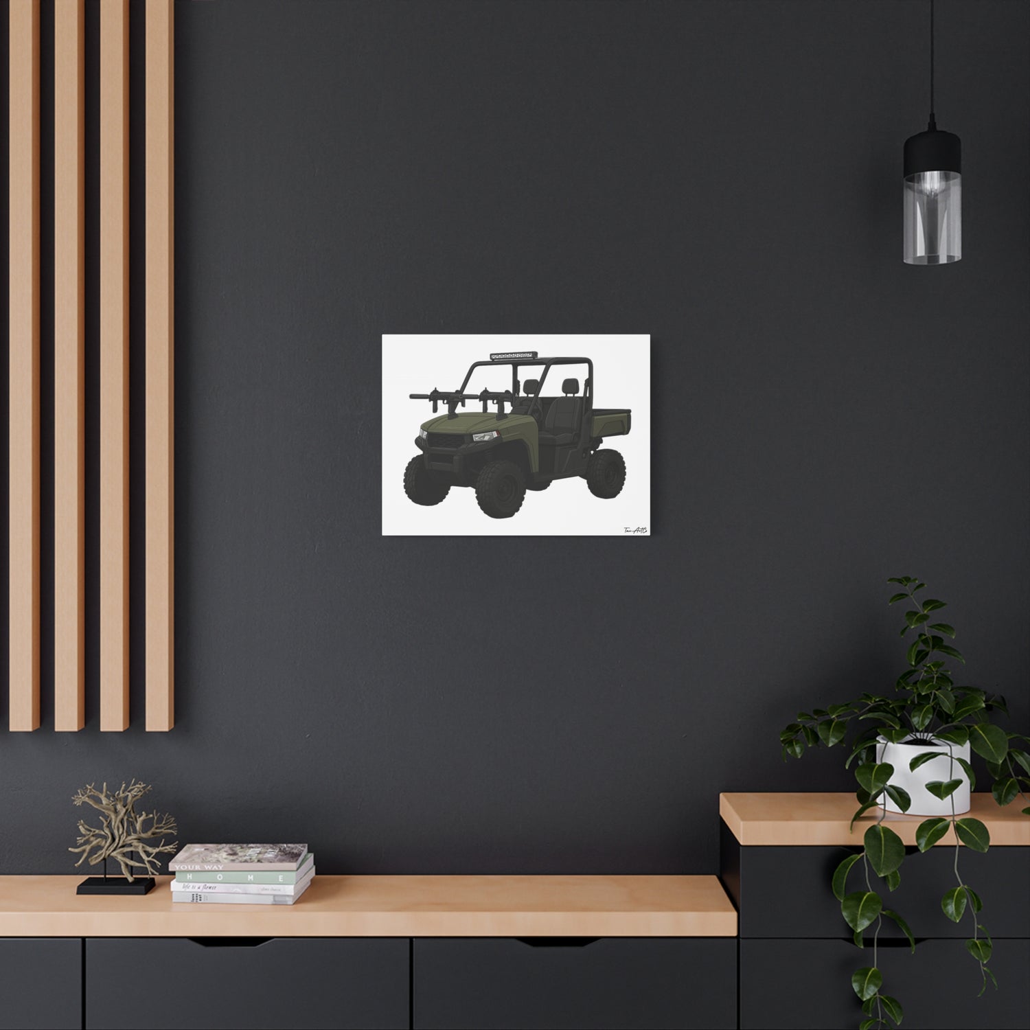 Off-Road Overkill β UTV MP7 Rig Canvas Print