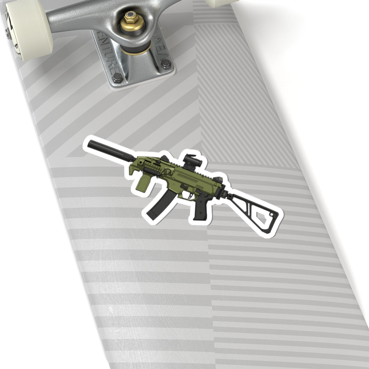 CZ Scorpion EVO 3 Sticker – Compact Power, Illustrated