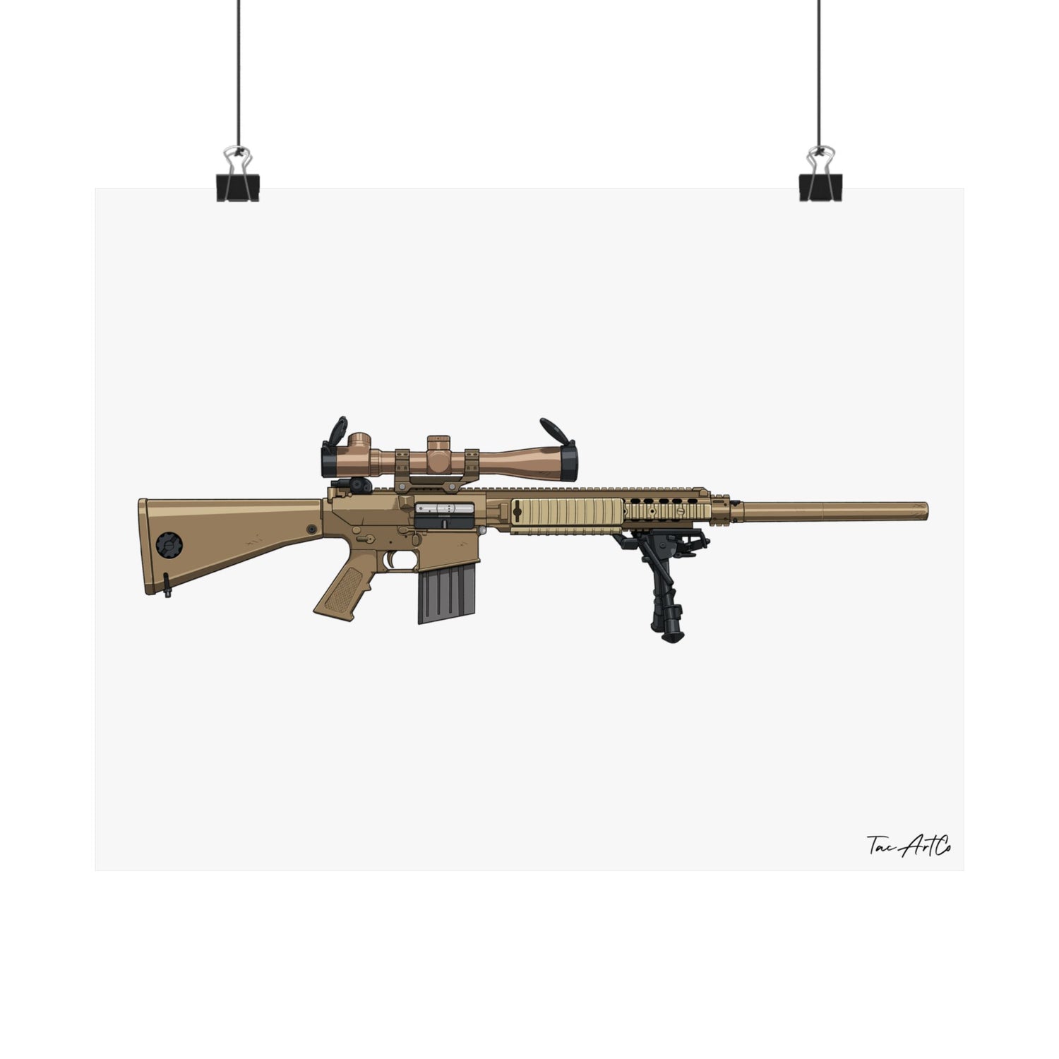 M110 SAS - Matte Poster