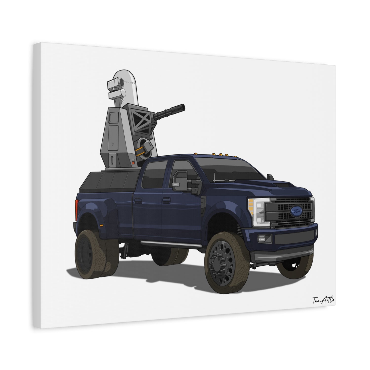 Rolling No-Fly Zone – F-350 C-RAM Rig Canvas Print