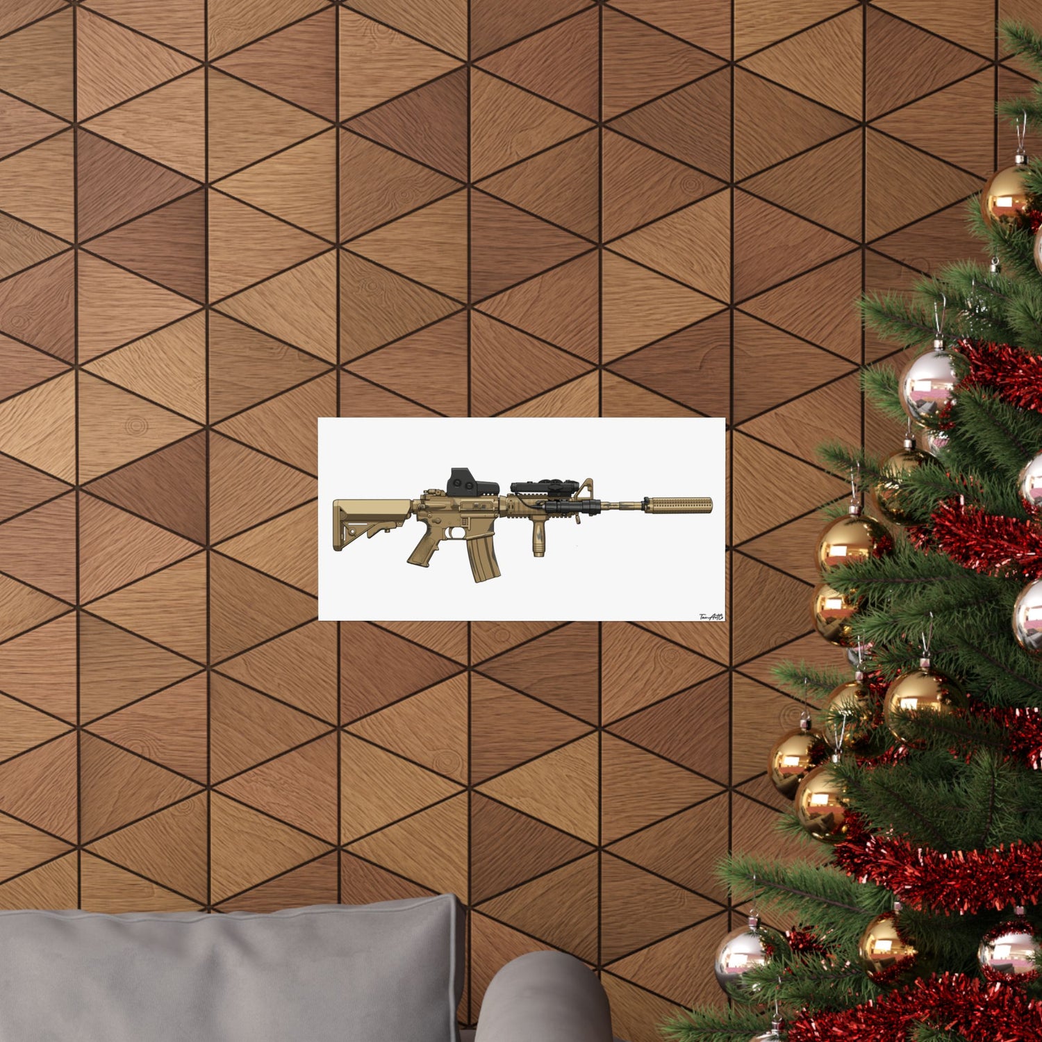 M4A1 Block I - Matte Poster