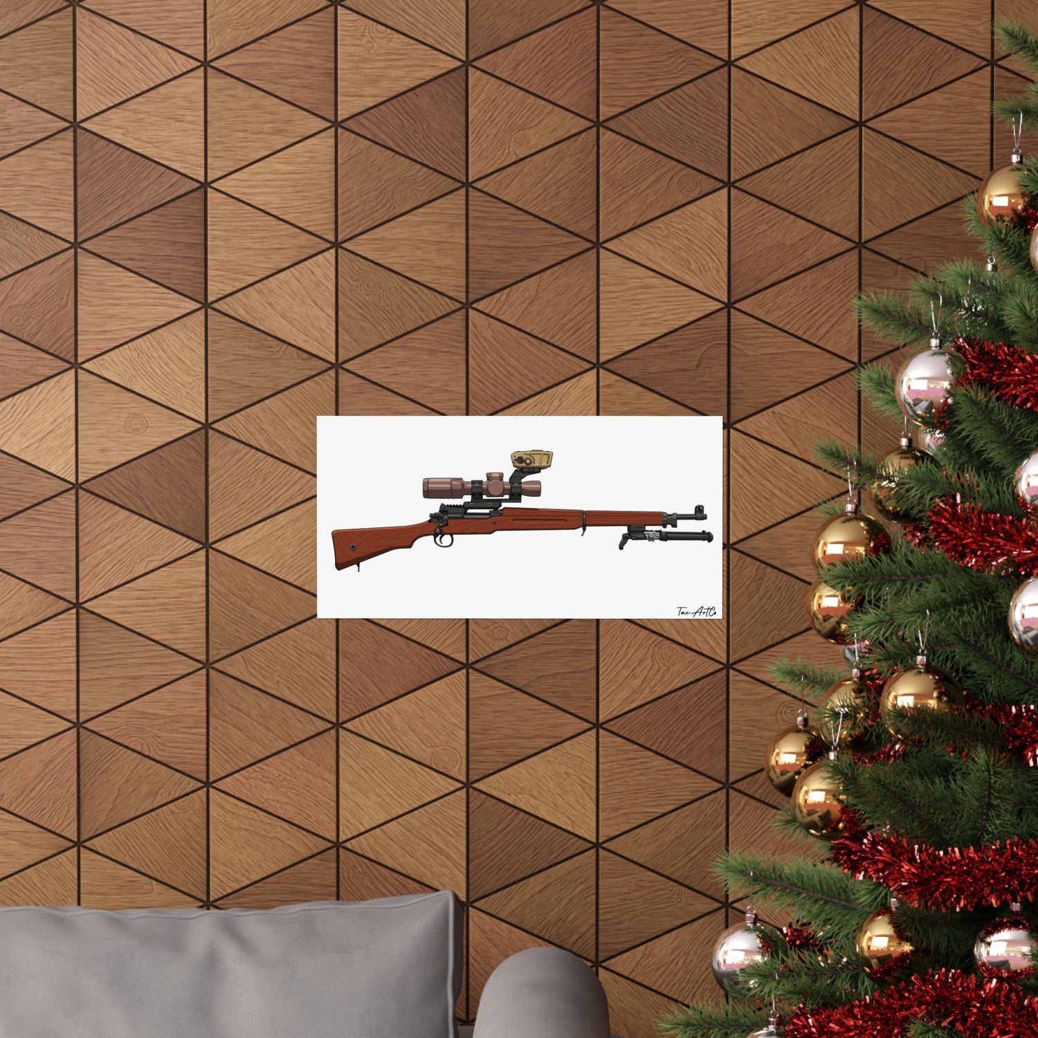 Modern Enfield - Matte Poster