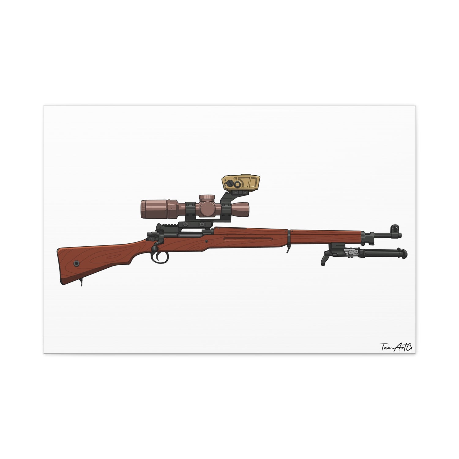 Breach the Empire – Tactical Enfield Canvas Print
