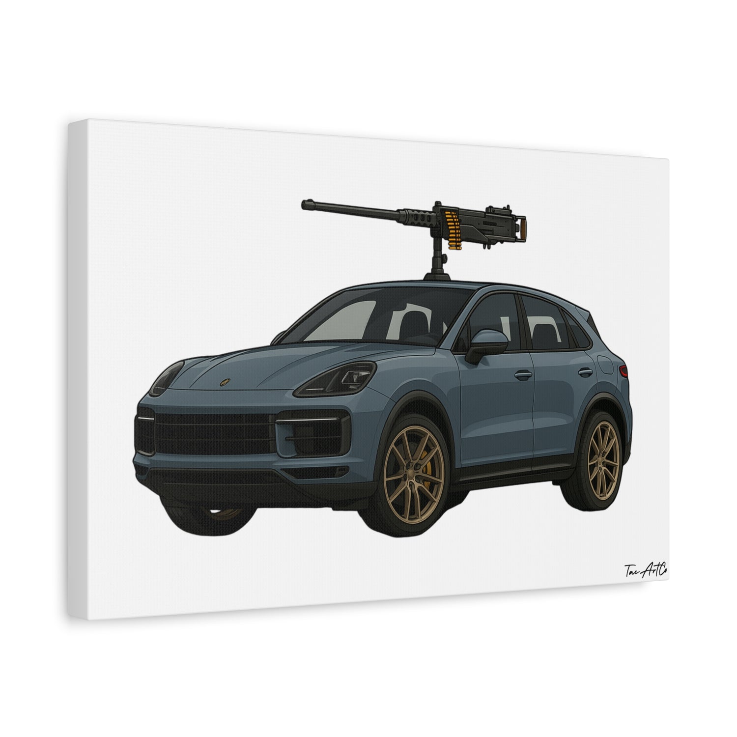 Urban Armor – Porsche Gun Rig Canvas Print