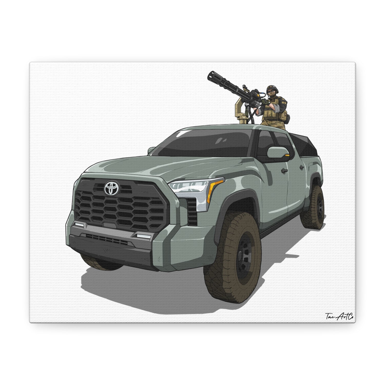 Tundra Technical – Canvas Print
