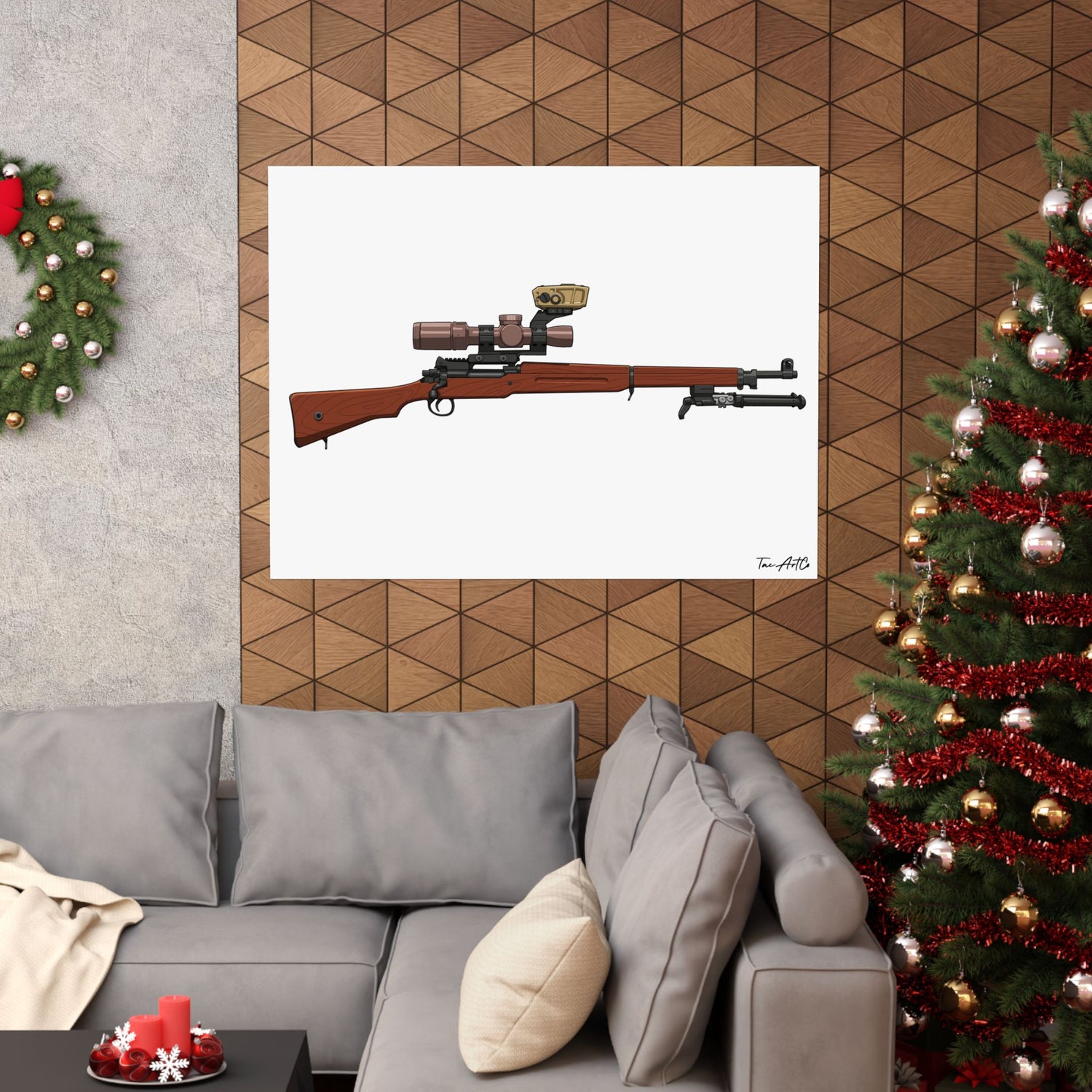 Modern Enfield - Matte Poster