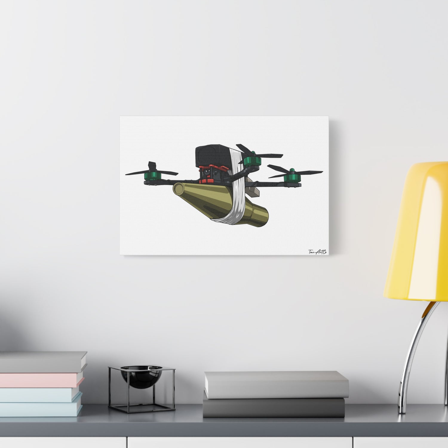 FPV Kamikaze Drone – Canvas Print