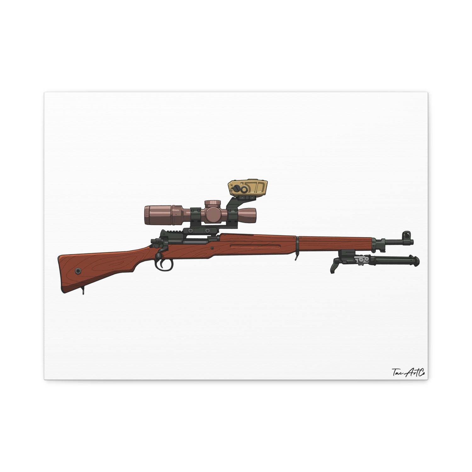Breach the Empire – Tactical Enfield Canvas Print