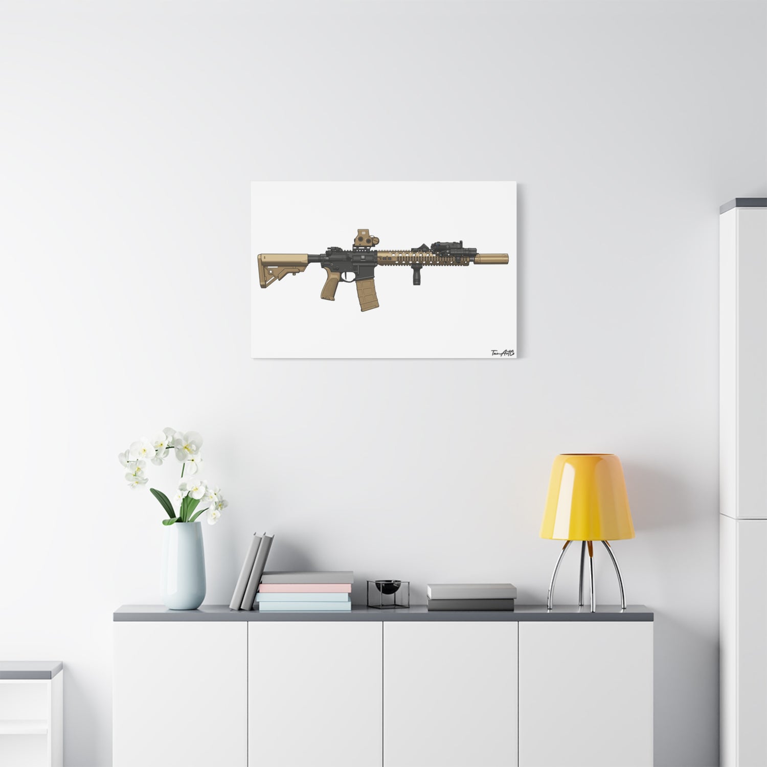 M4A1 Block II - Canvas Print