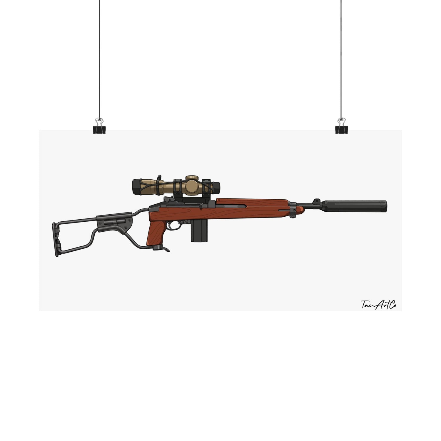 Modernized M1 Carbine - Matte Poster