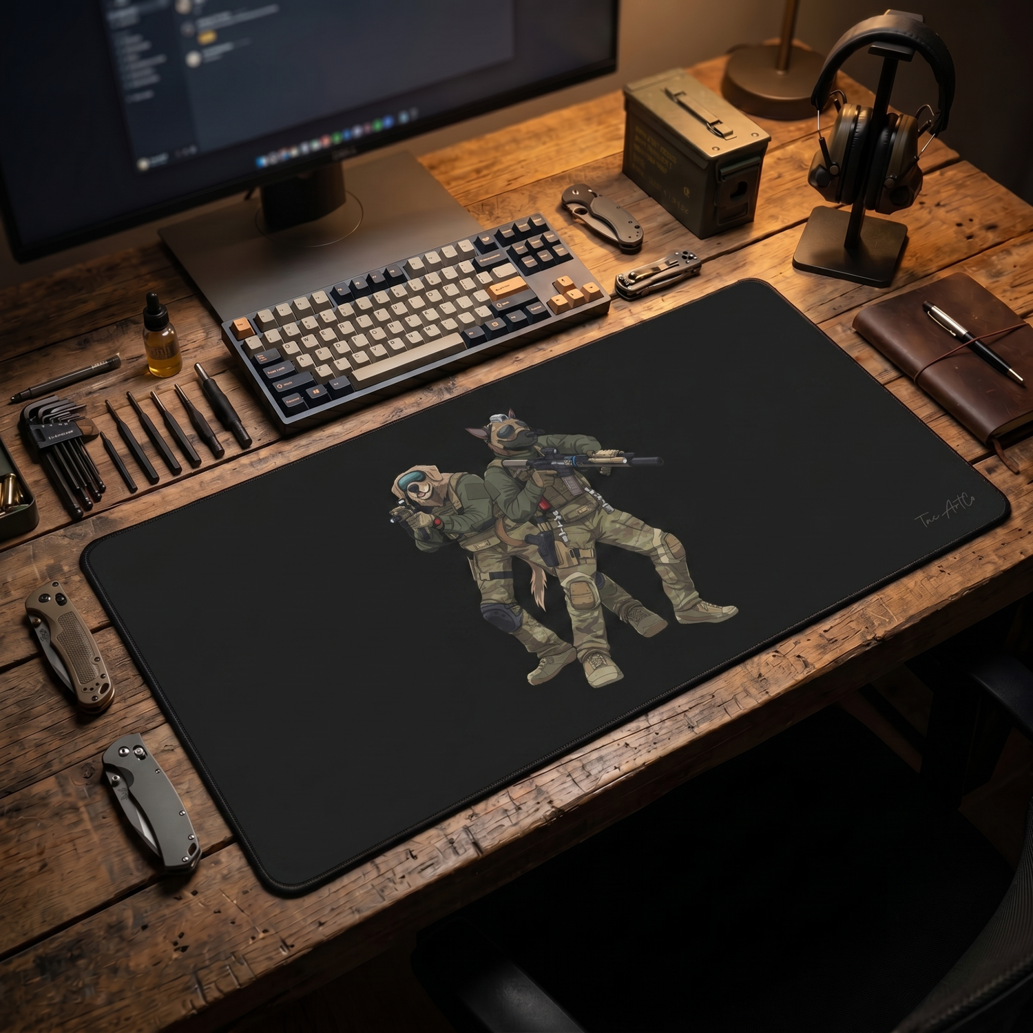 Assault Dogs - Desk Mat