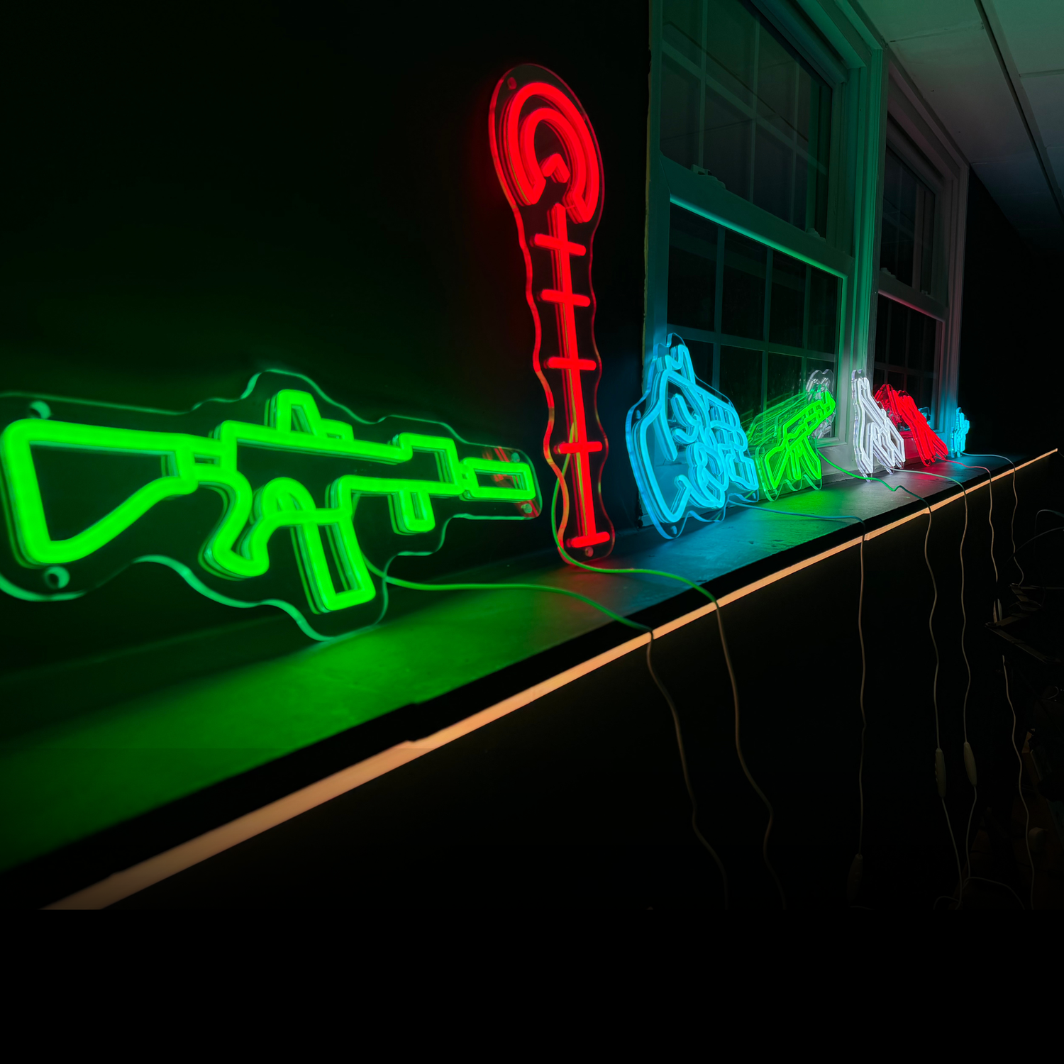 Finger Gun LED Sign – TacArtCo MINI