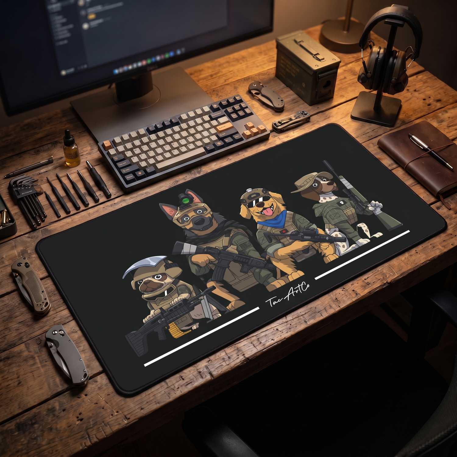 Dog Squad – Tactical Desk Mat